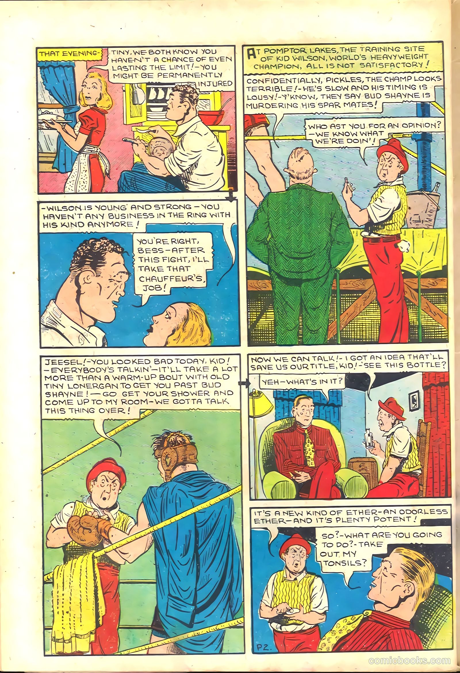 Keen Detective Funnies #21 — page 58 of 68