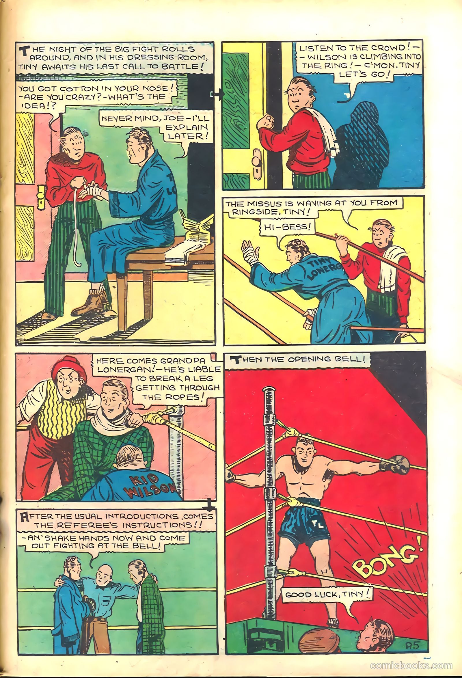 Keen Detective Funnies #21 — page 61 of 68