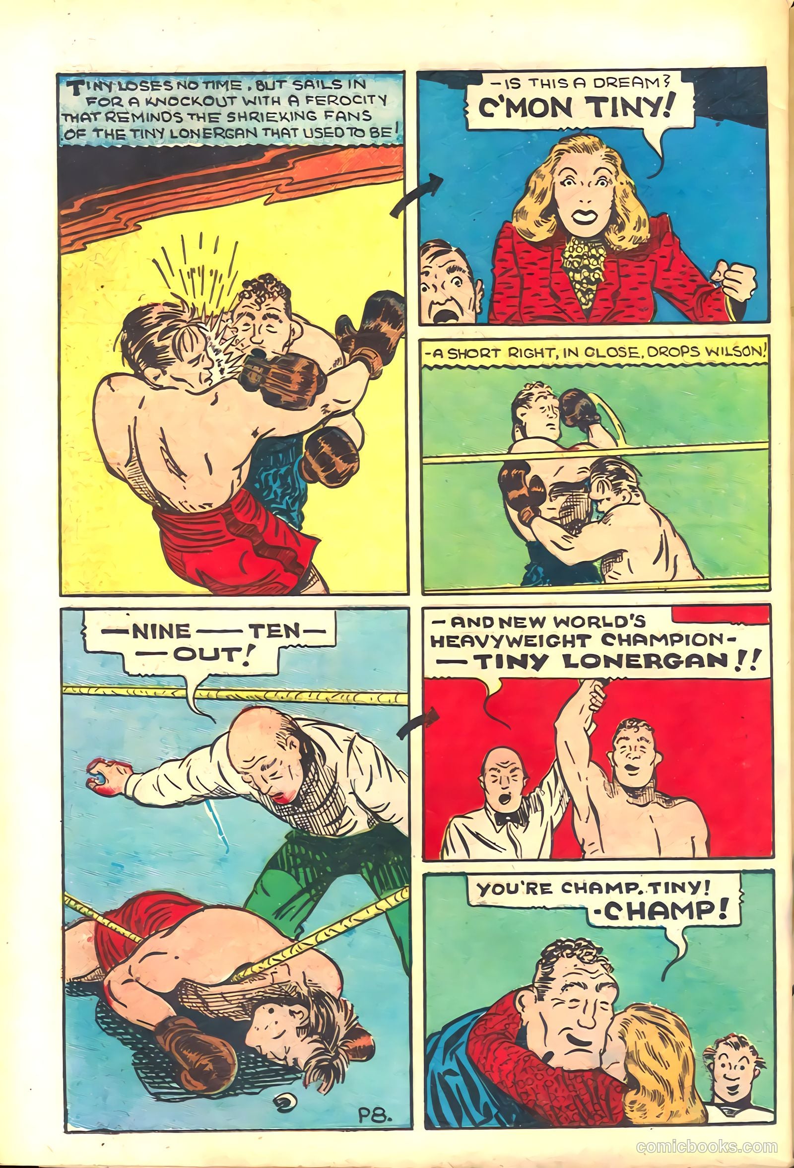 Keen Detective Funnies #21 — page 64 of 68