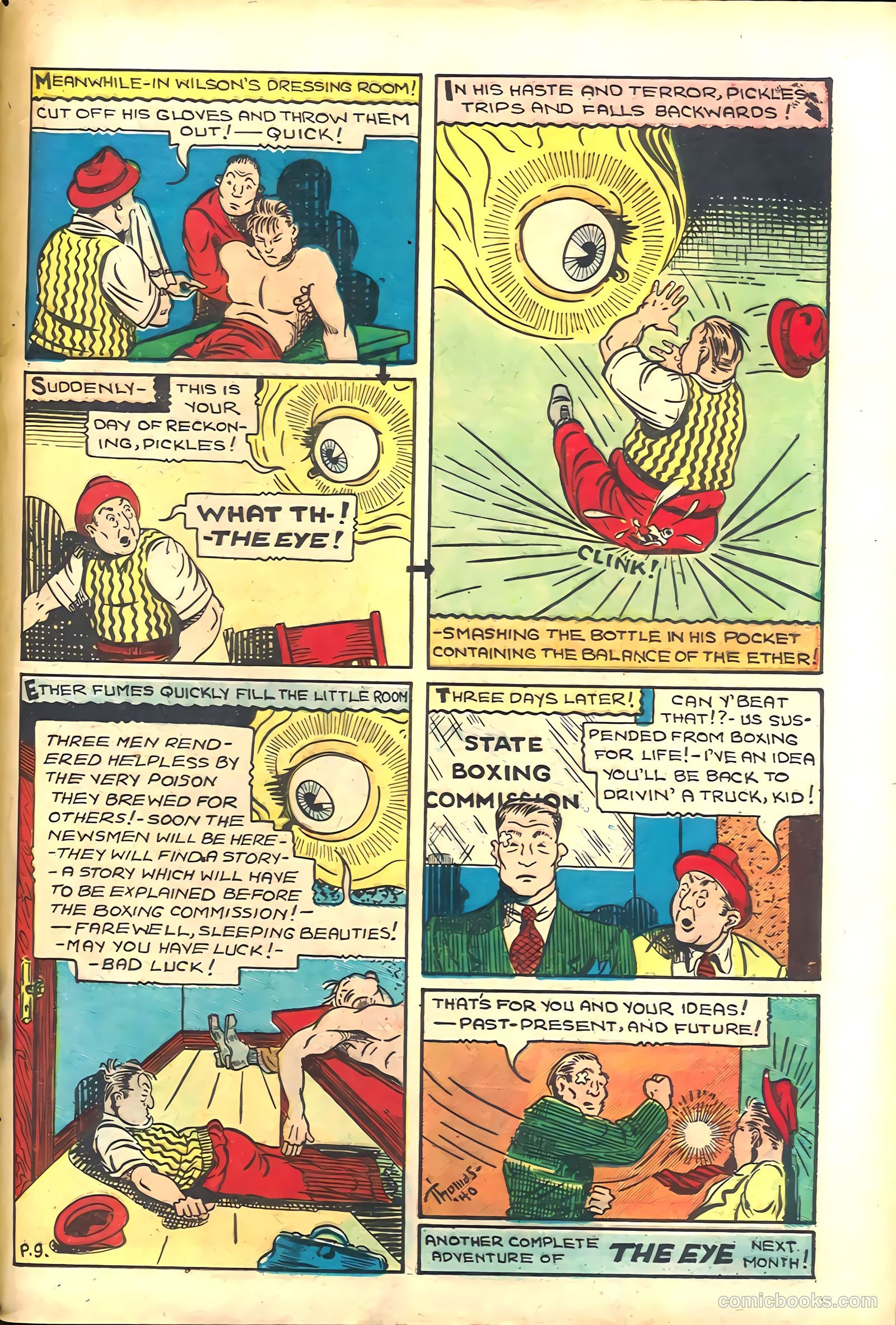 Keen Detective Funnies #21 — page 65 of 68