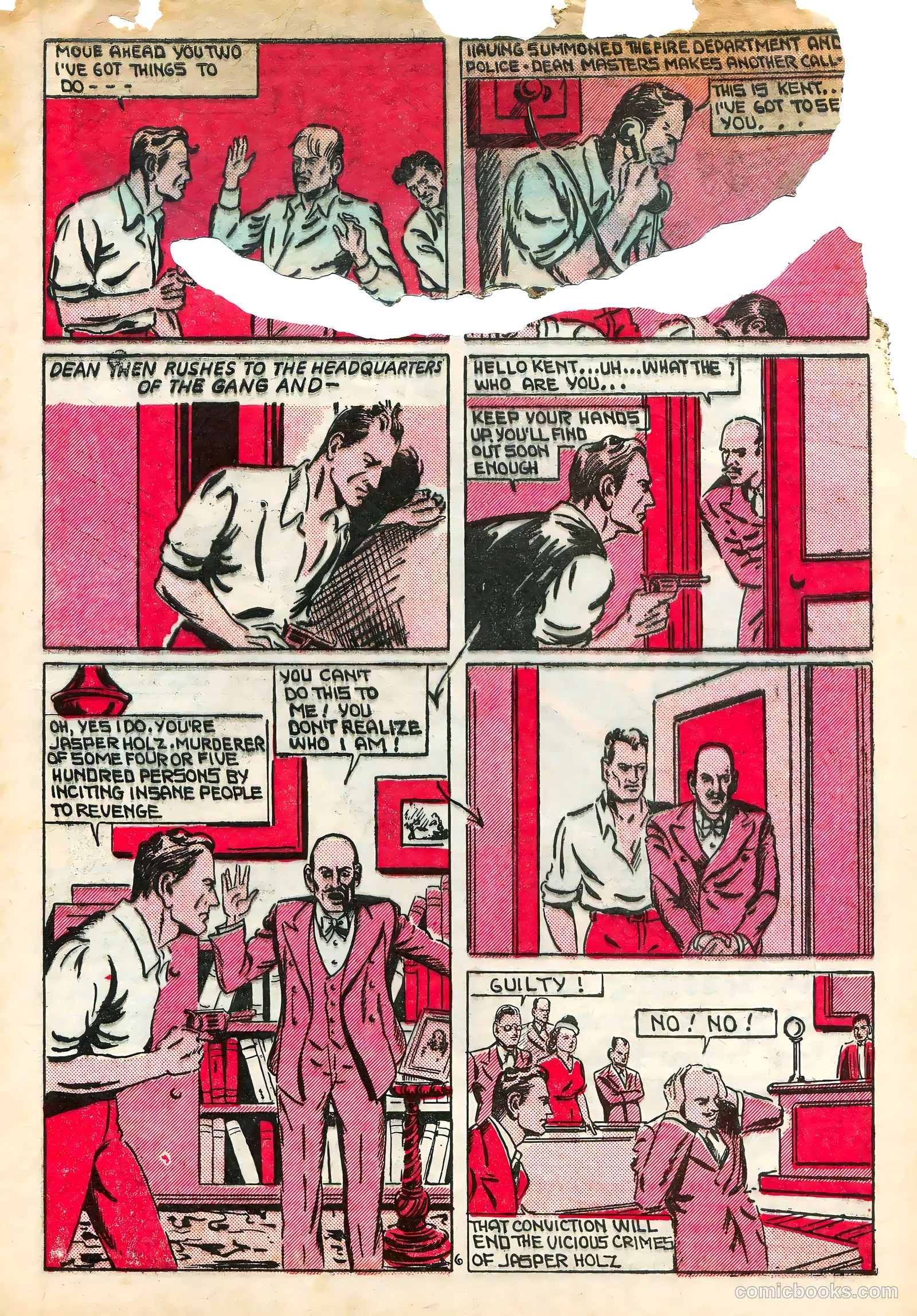 Keen Detective Funnies #22 — page 34 of 69