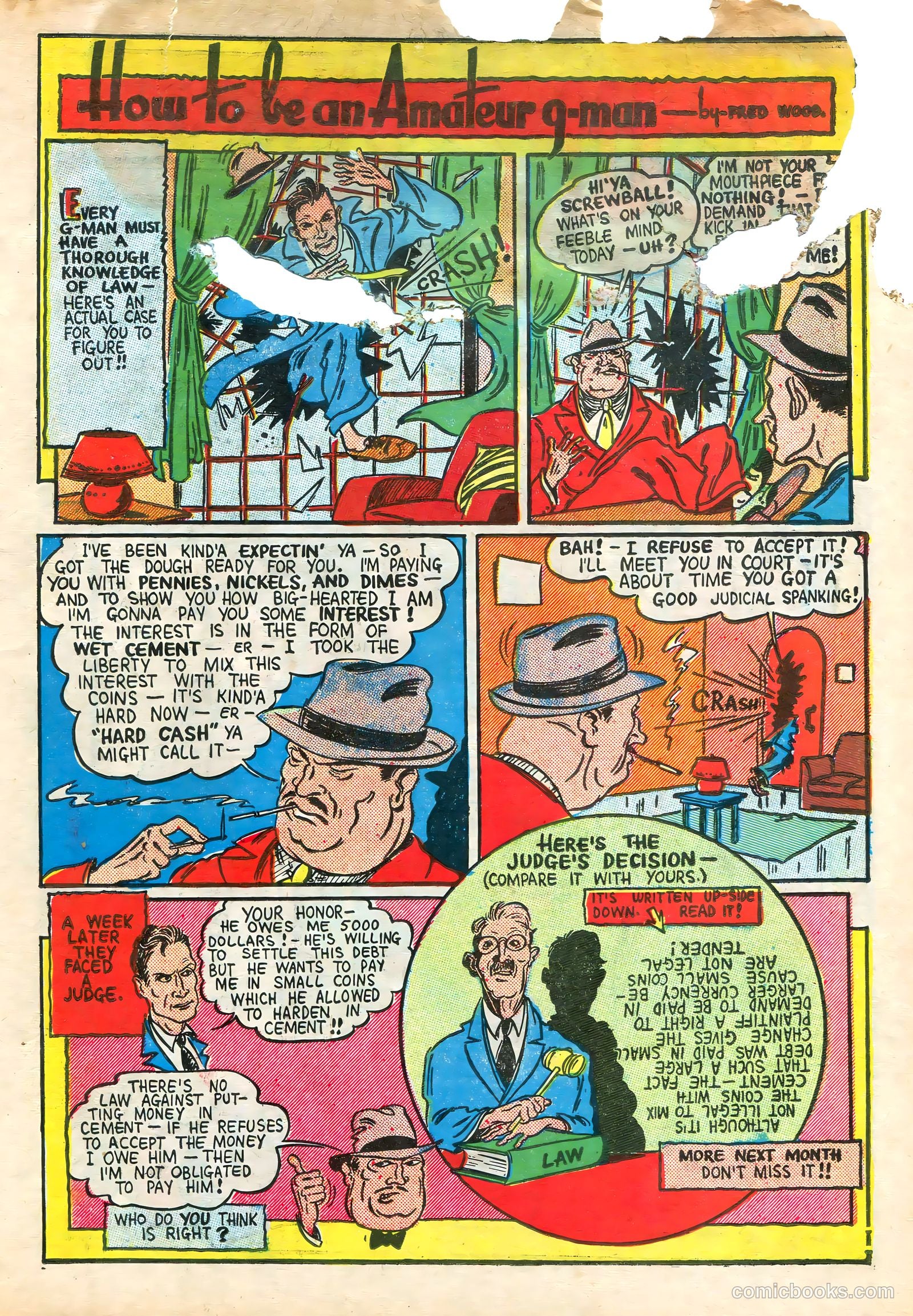 Keen Detective Funnies #22 — page 44 of 69