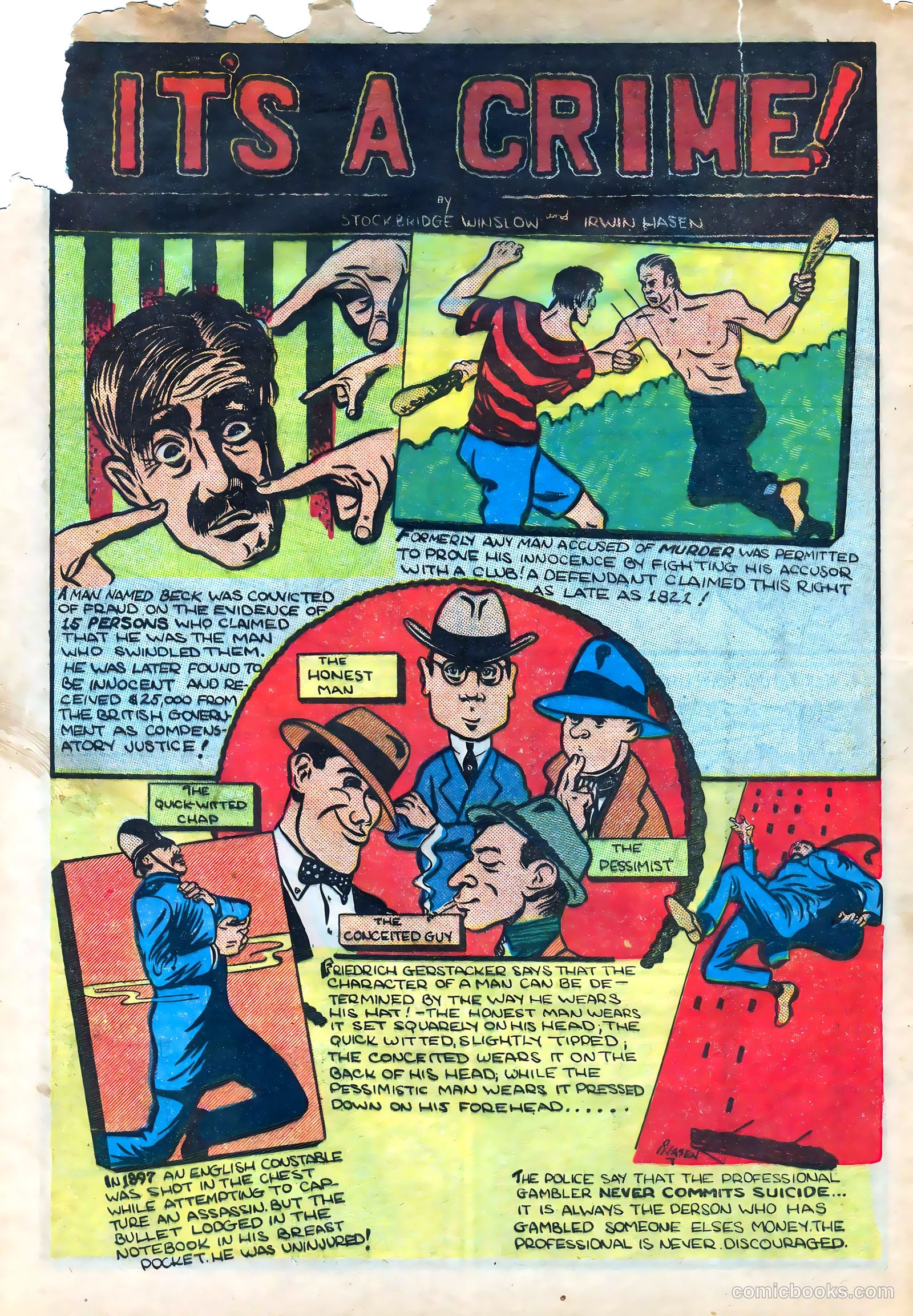 Keen Detective Funnies #22 — page 57 of 69