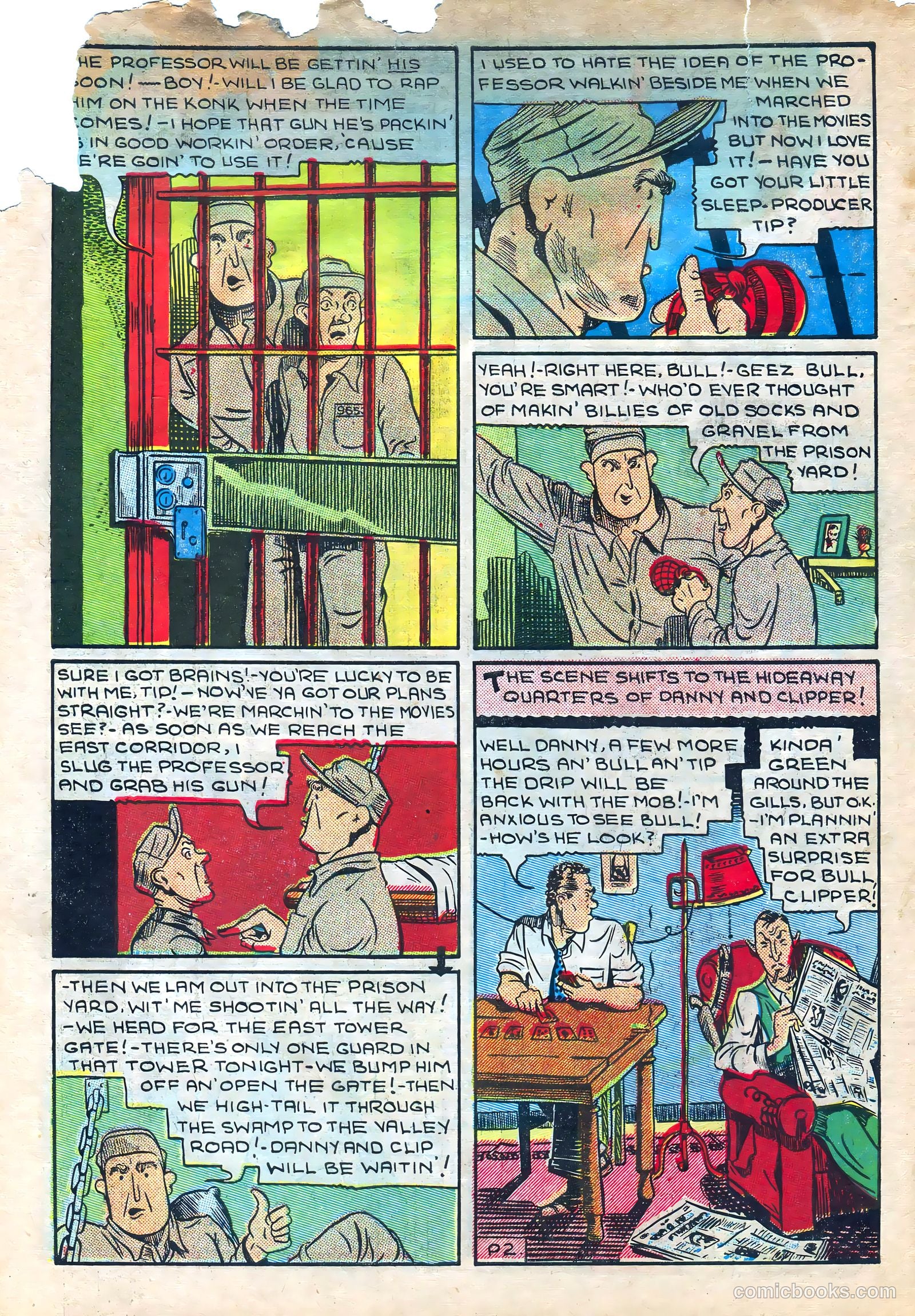 Keen Detective Funnies #22 — page 59 of 69