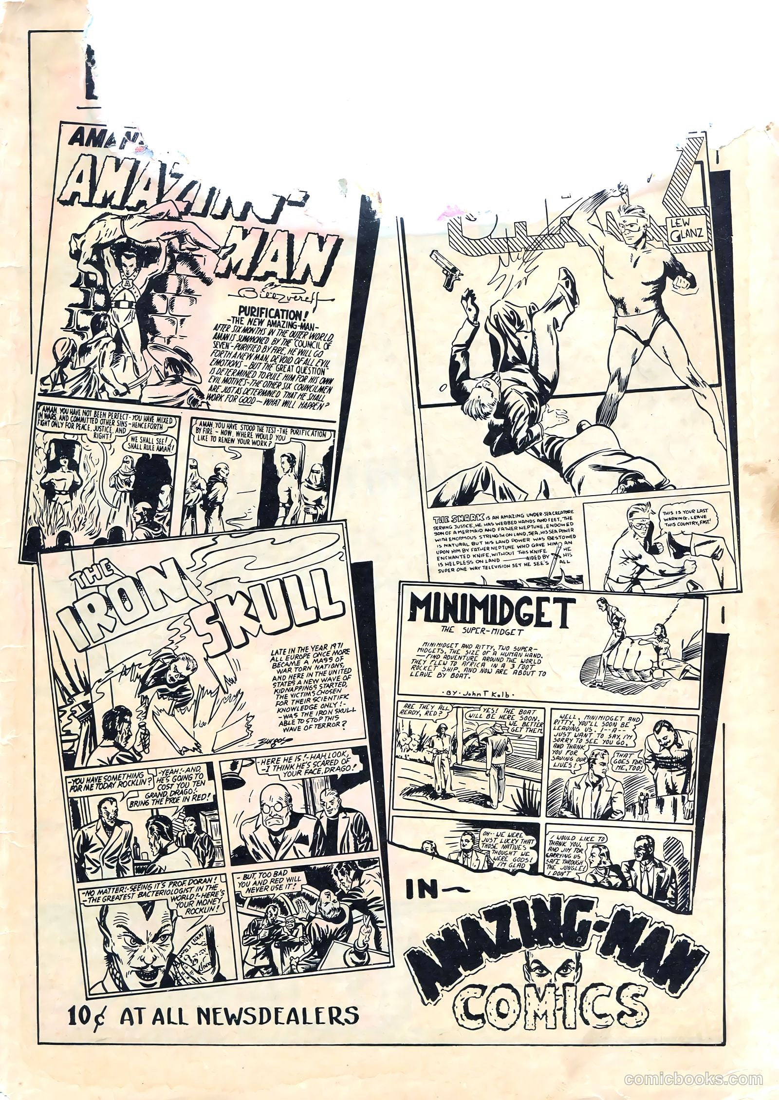 Keen Detective Funnies #22 — page 68 of 69