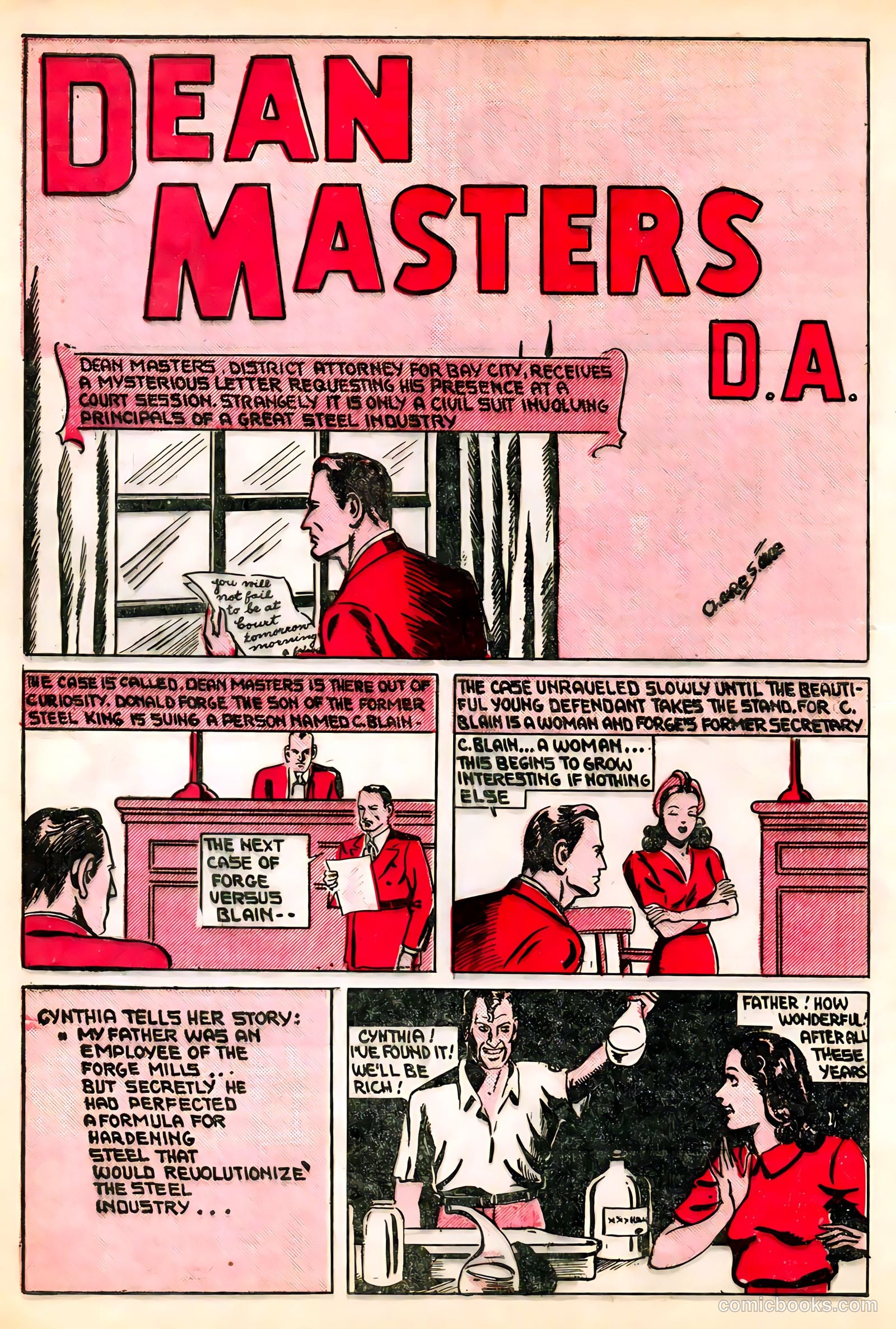Keen Detective Funnies #23 — page 26 of 62