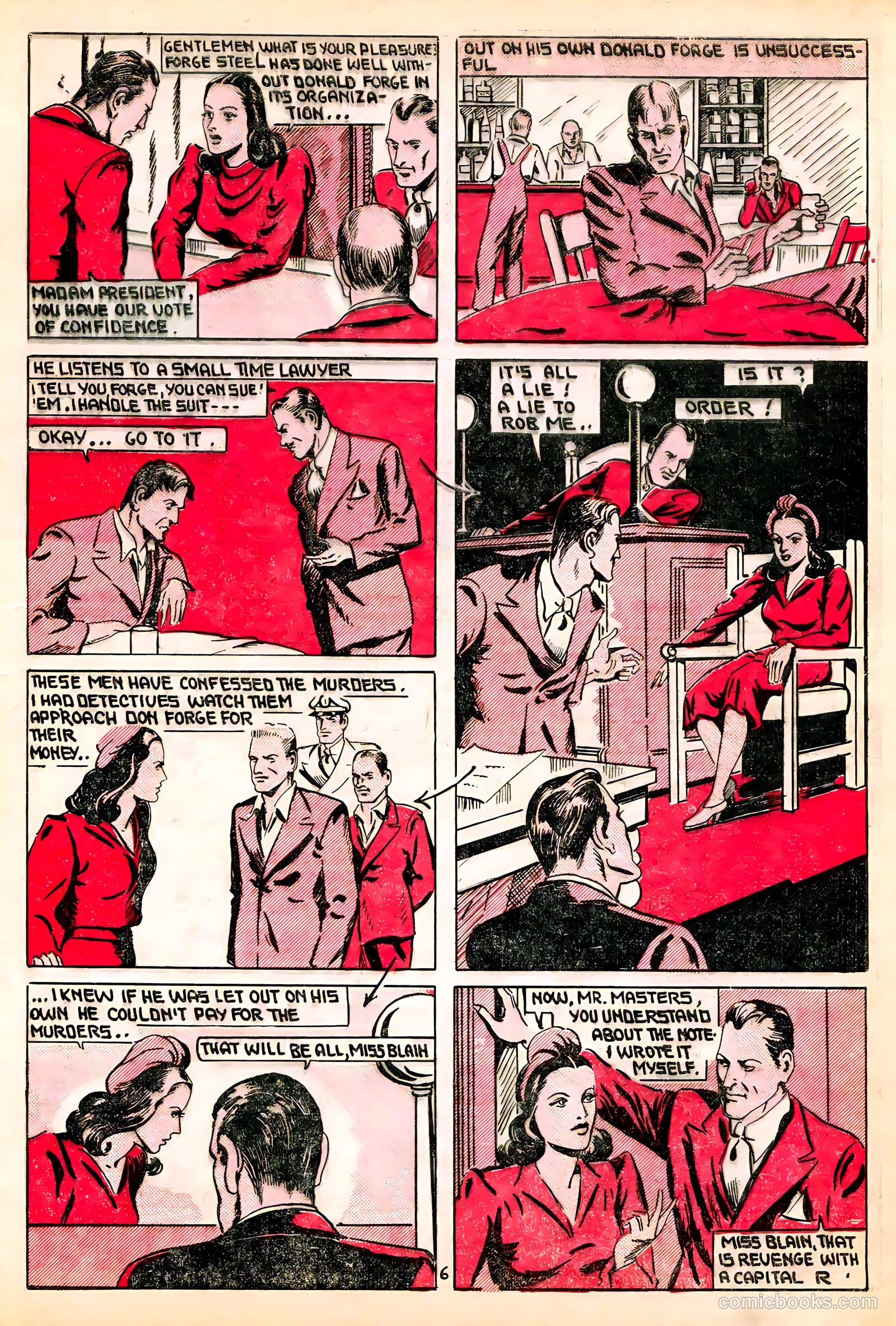 Keen Detective Funnies #23 — page 31 of 62