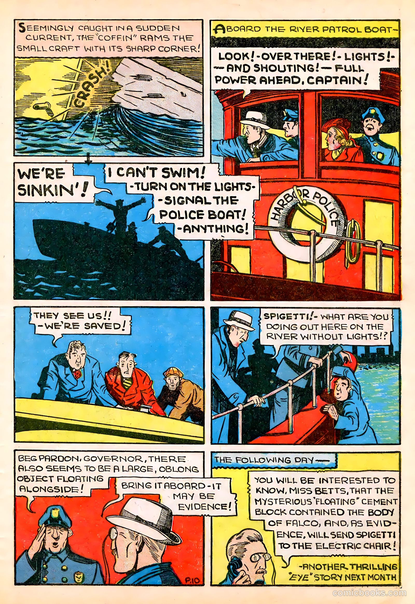 Keen Detective Funnies #23 — page 54 of 62