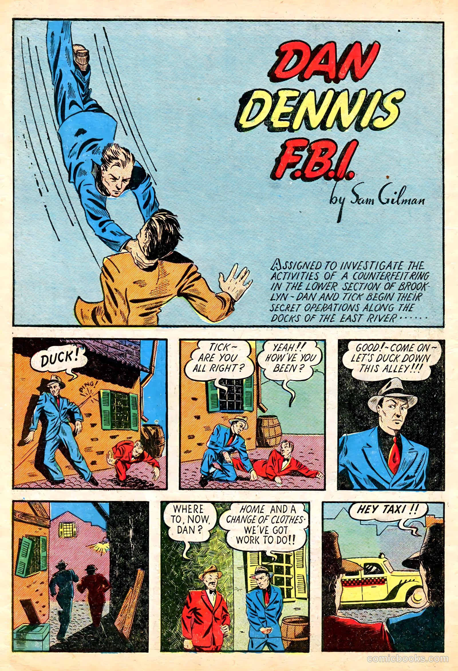 Keen Detective Funnies #23 — page 55 of 62