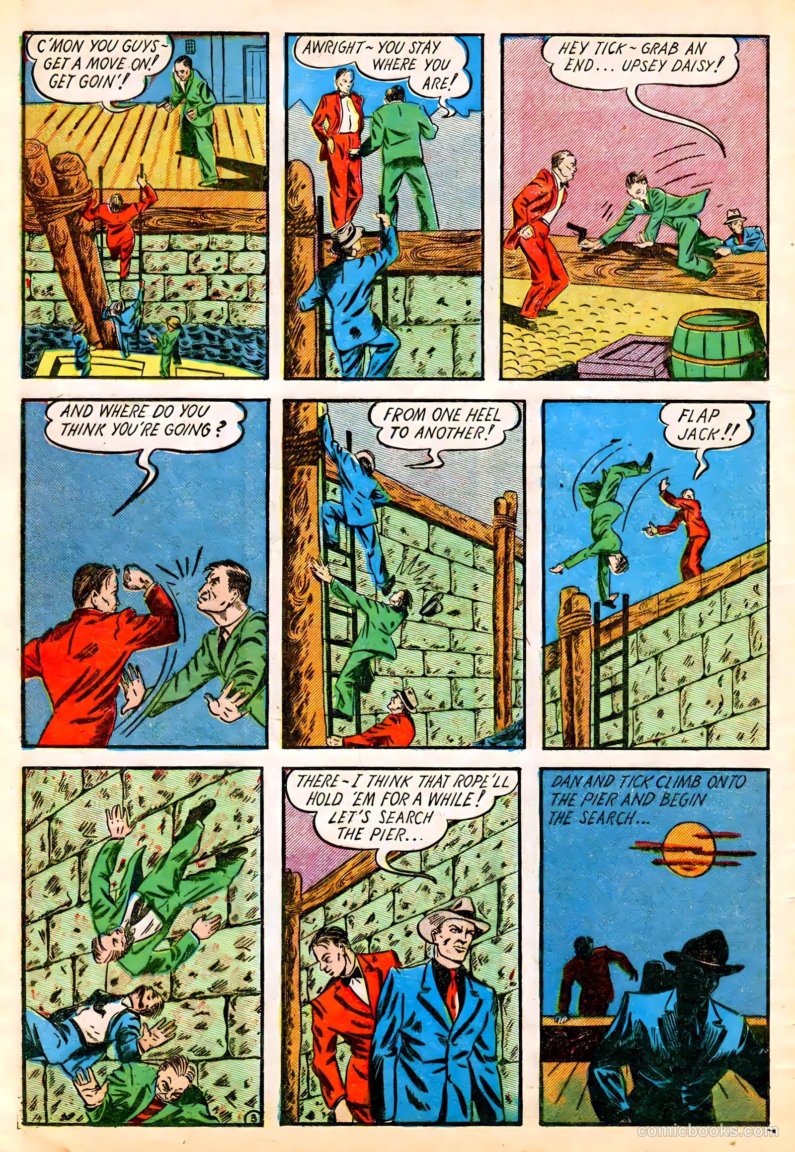 Keen Detective Funnies #23 — page 57 of 62