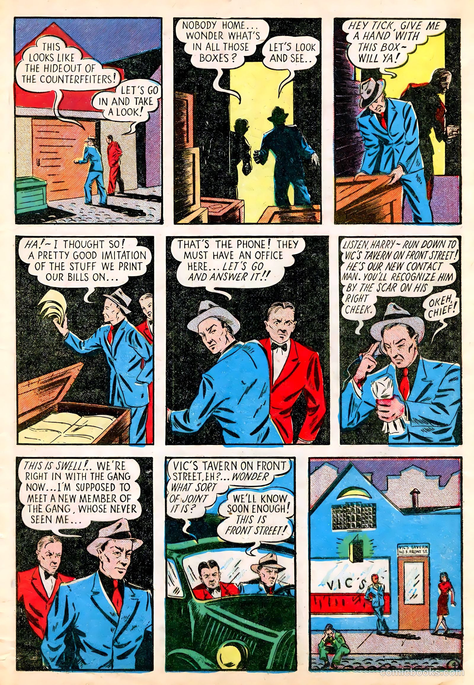Keen Detective Funnies #23 — page 58 of 62