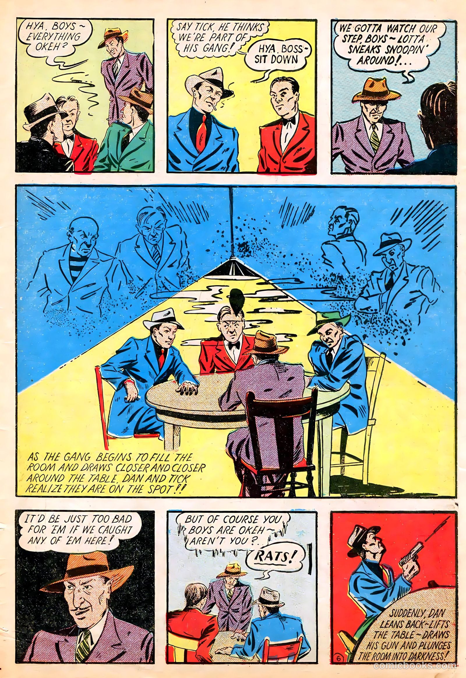Keen Detective Funnies #23 — page 60 of 62