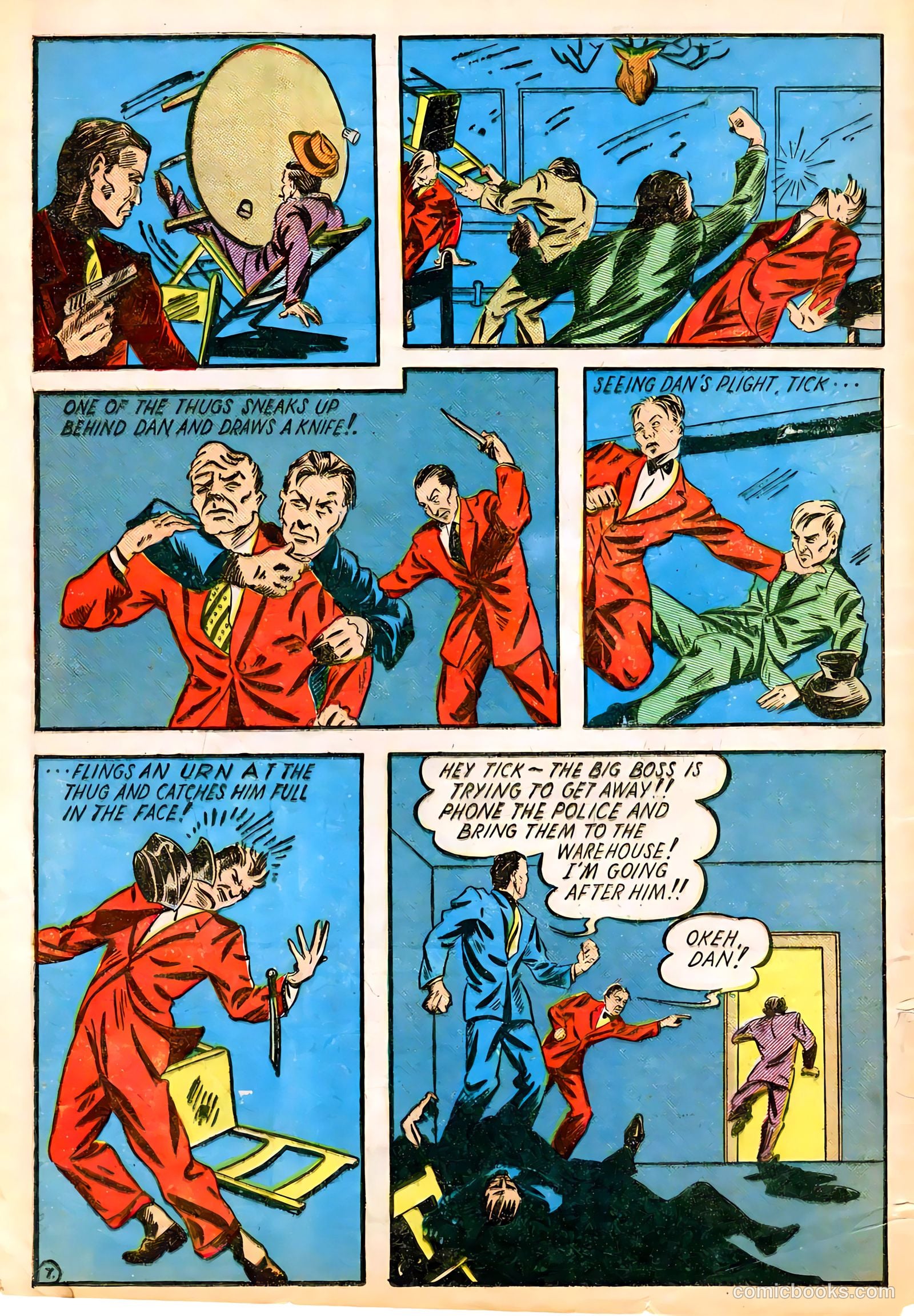 Keen Detective Funnies #23 — page 61 of 62