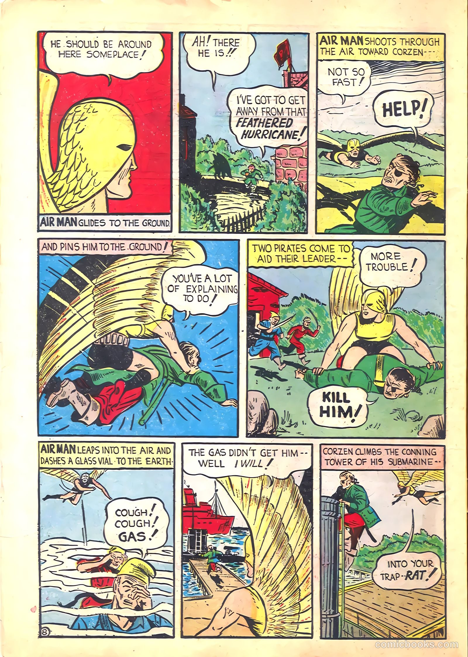 Keen Detective Funnies #24 — page 8 of 64