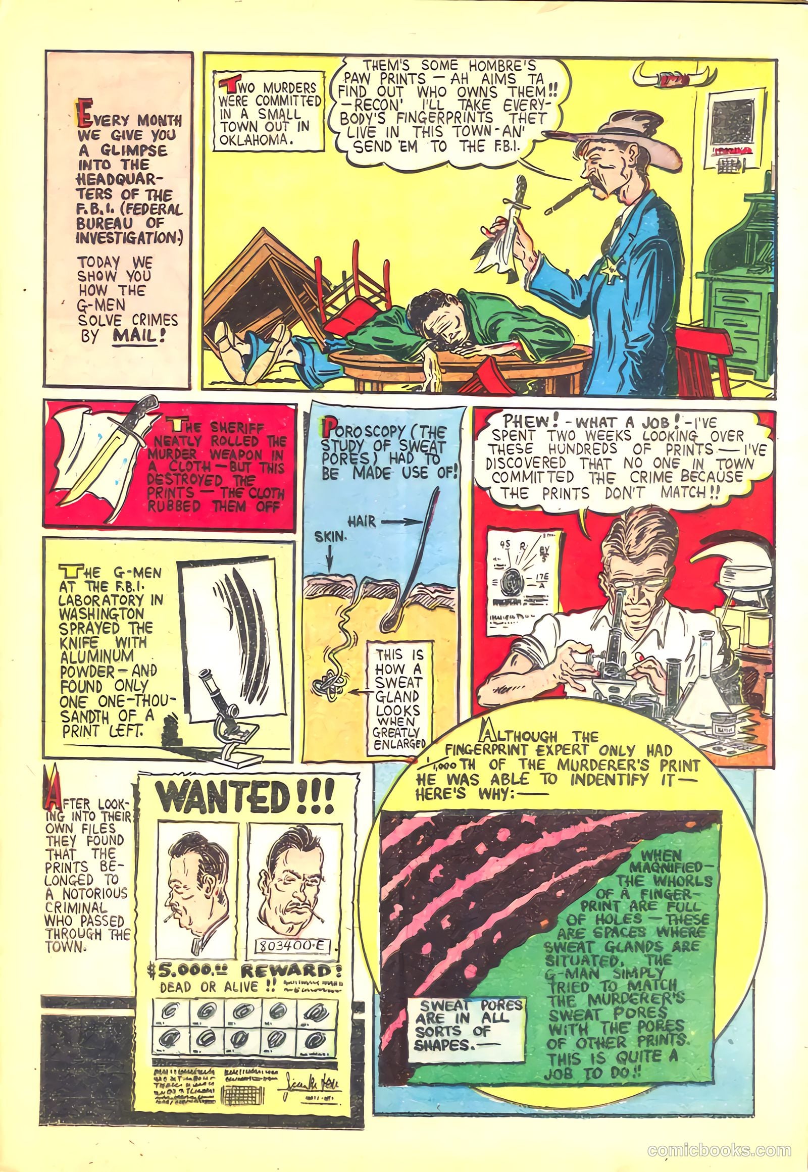 Keen Detective Funnies #24 — page 41 of 64