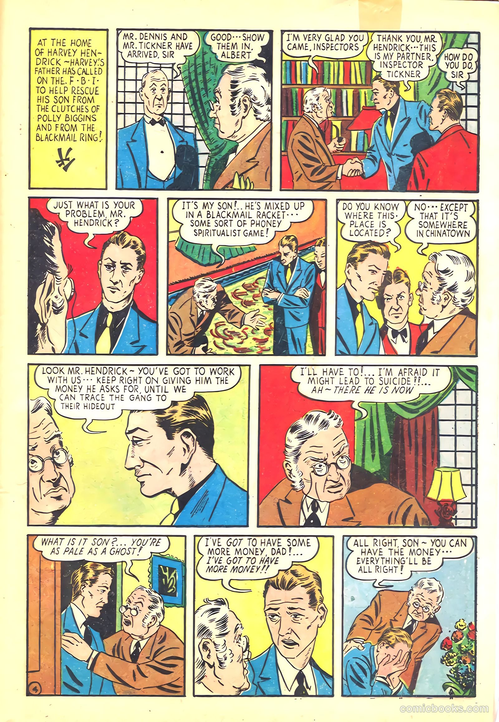 Keen Detective Funnies #24 — page 57 of 64