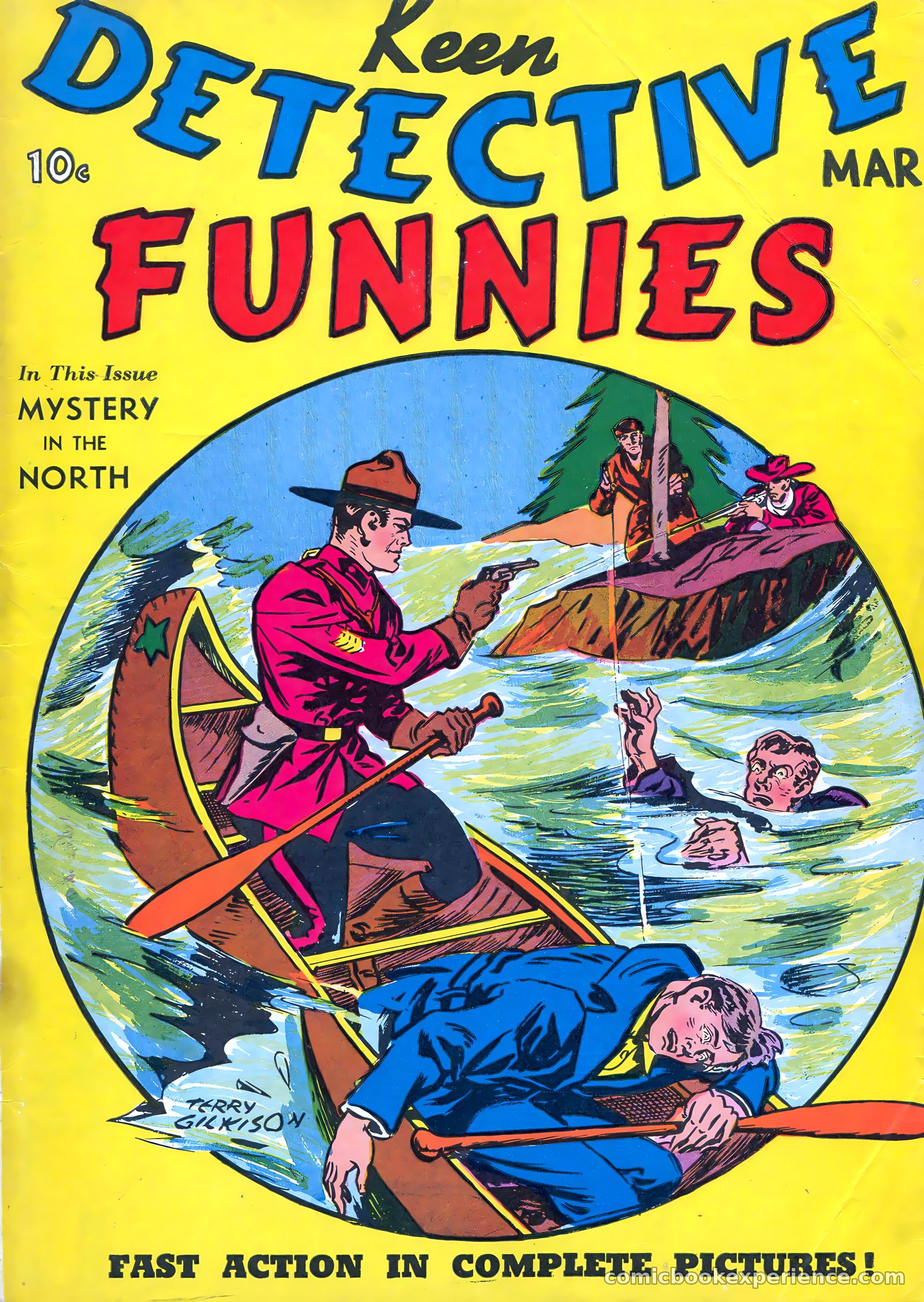Keen Detective Funnies #3 — page 1 of 52