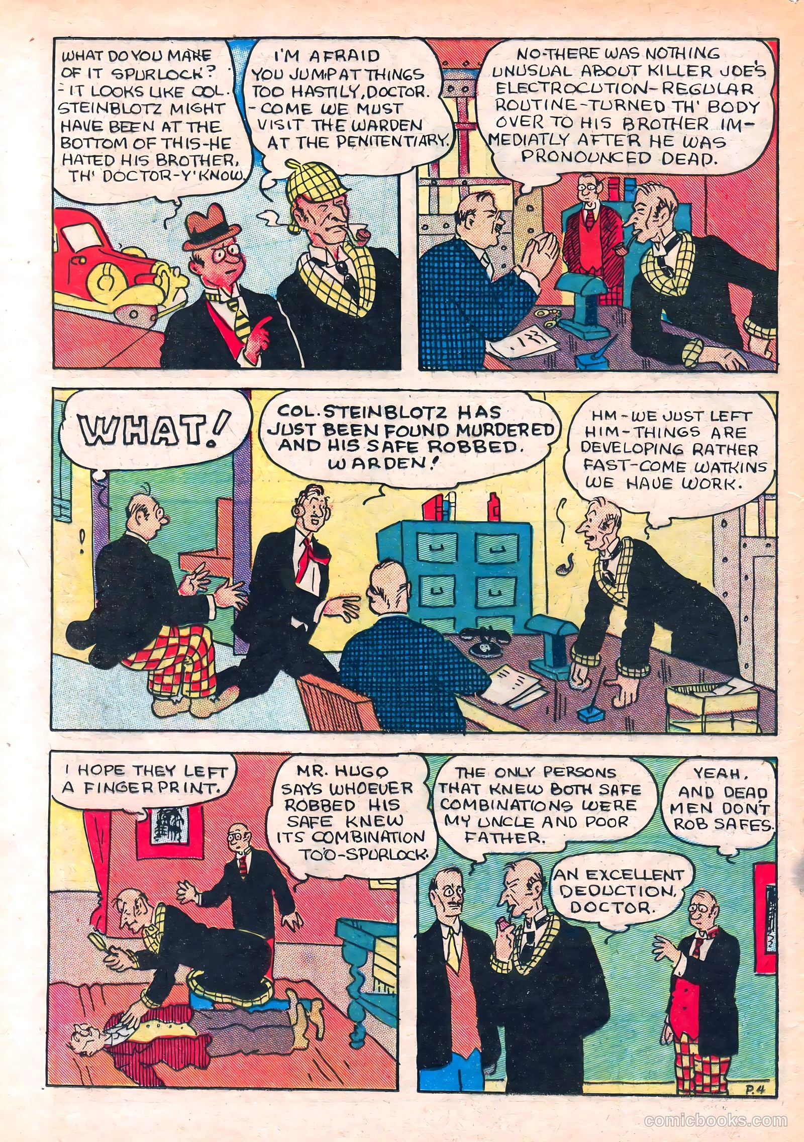 Keen Detective Funnies #3 — page 44 of 52