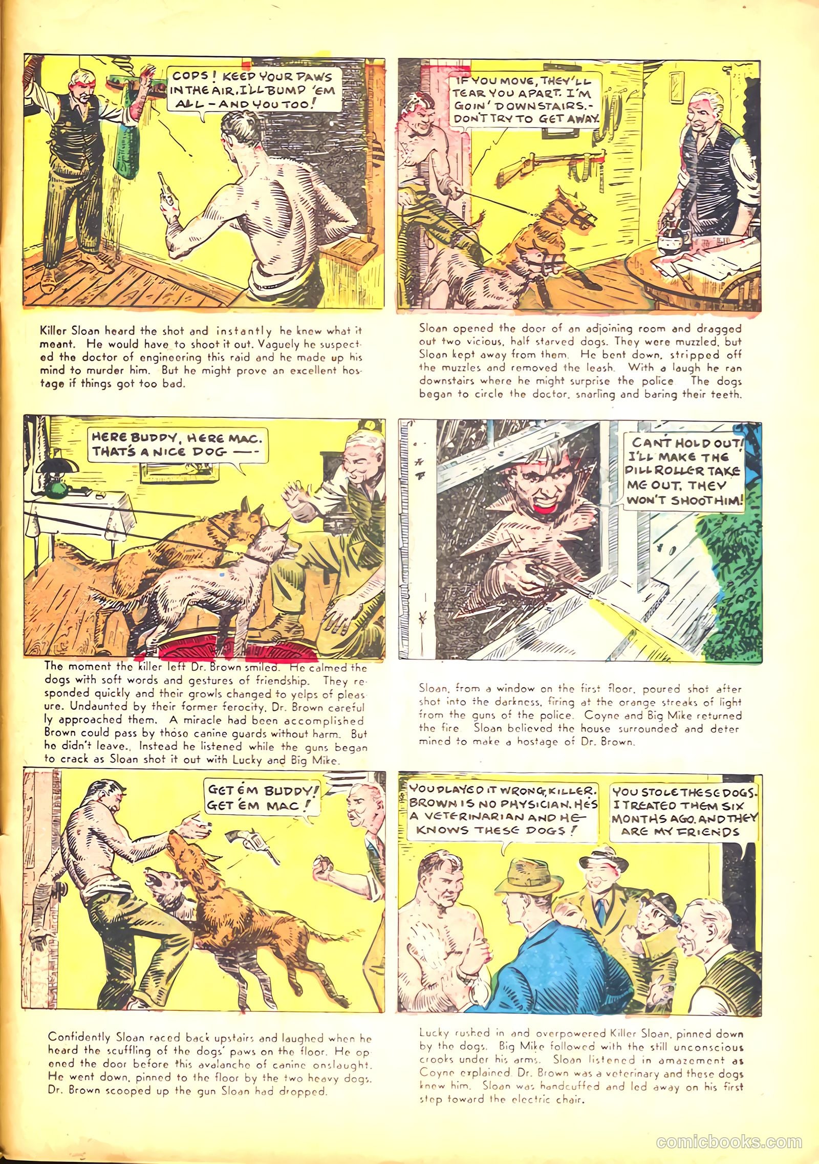 Keen Detective Funnies #6 — page 59 of 68