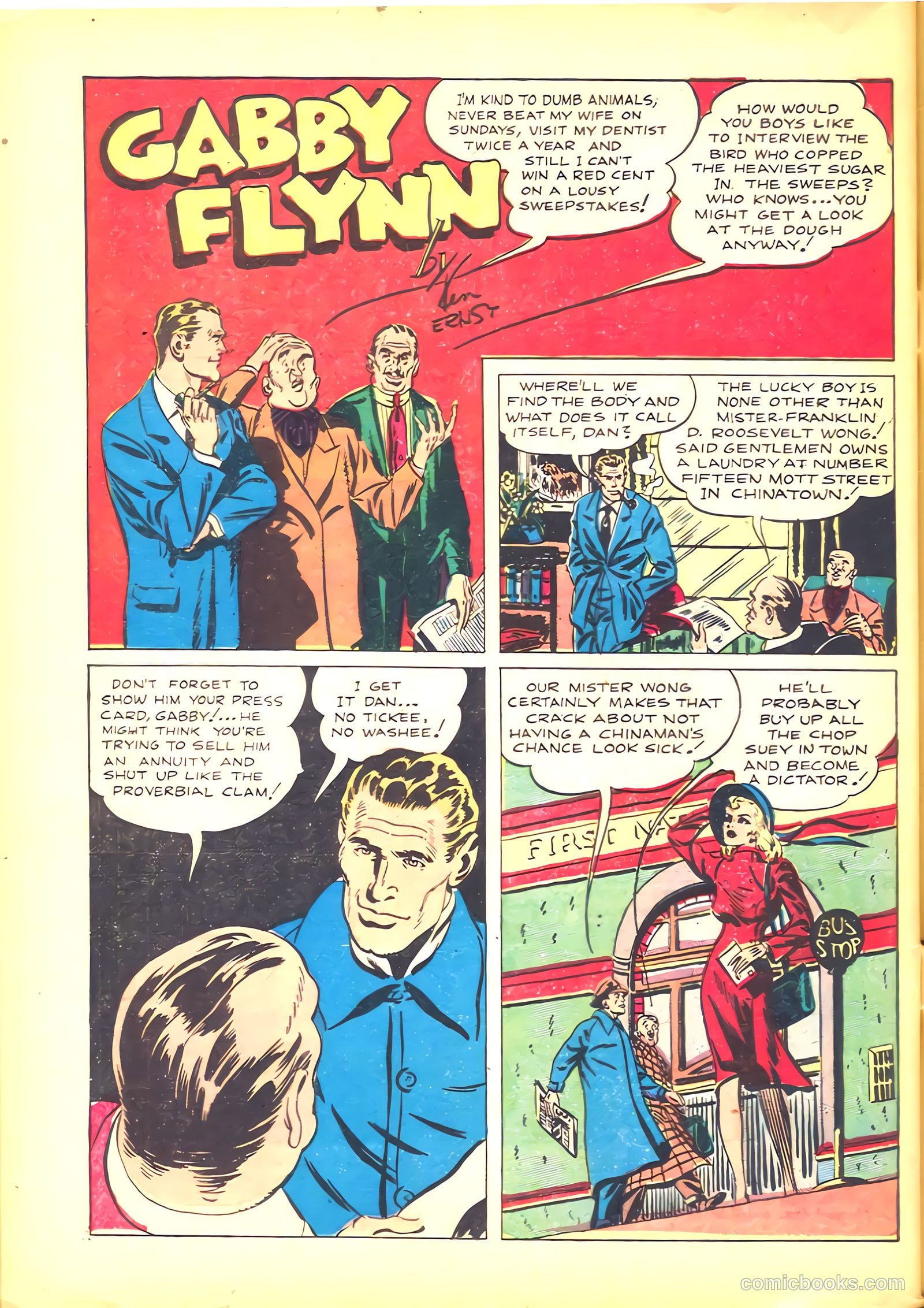 Keen Detective Funnies #6 — page 60 of 68