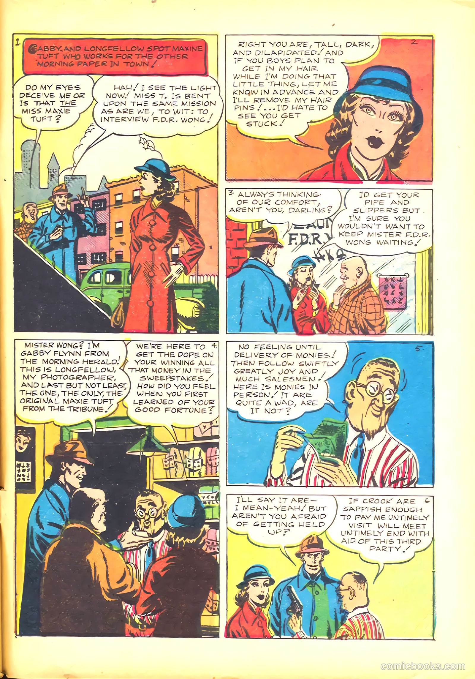Keen Detective Funnies #6 — page 61 of 68