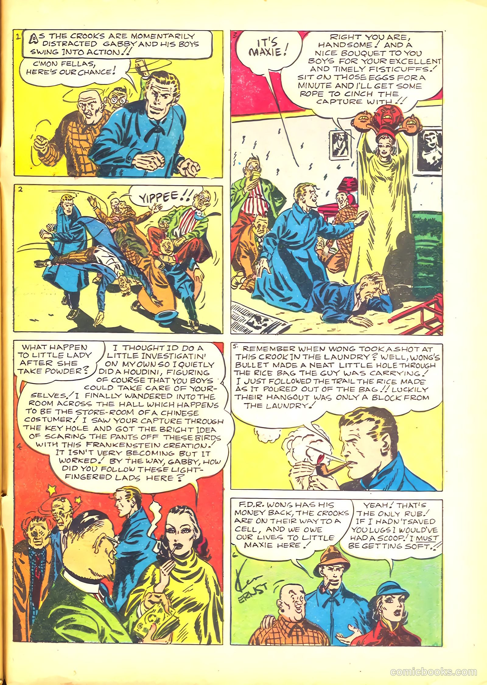 Keen Detective Funnies #6 — page 65 of 68