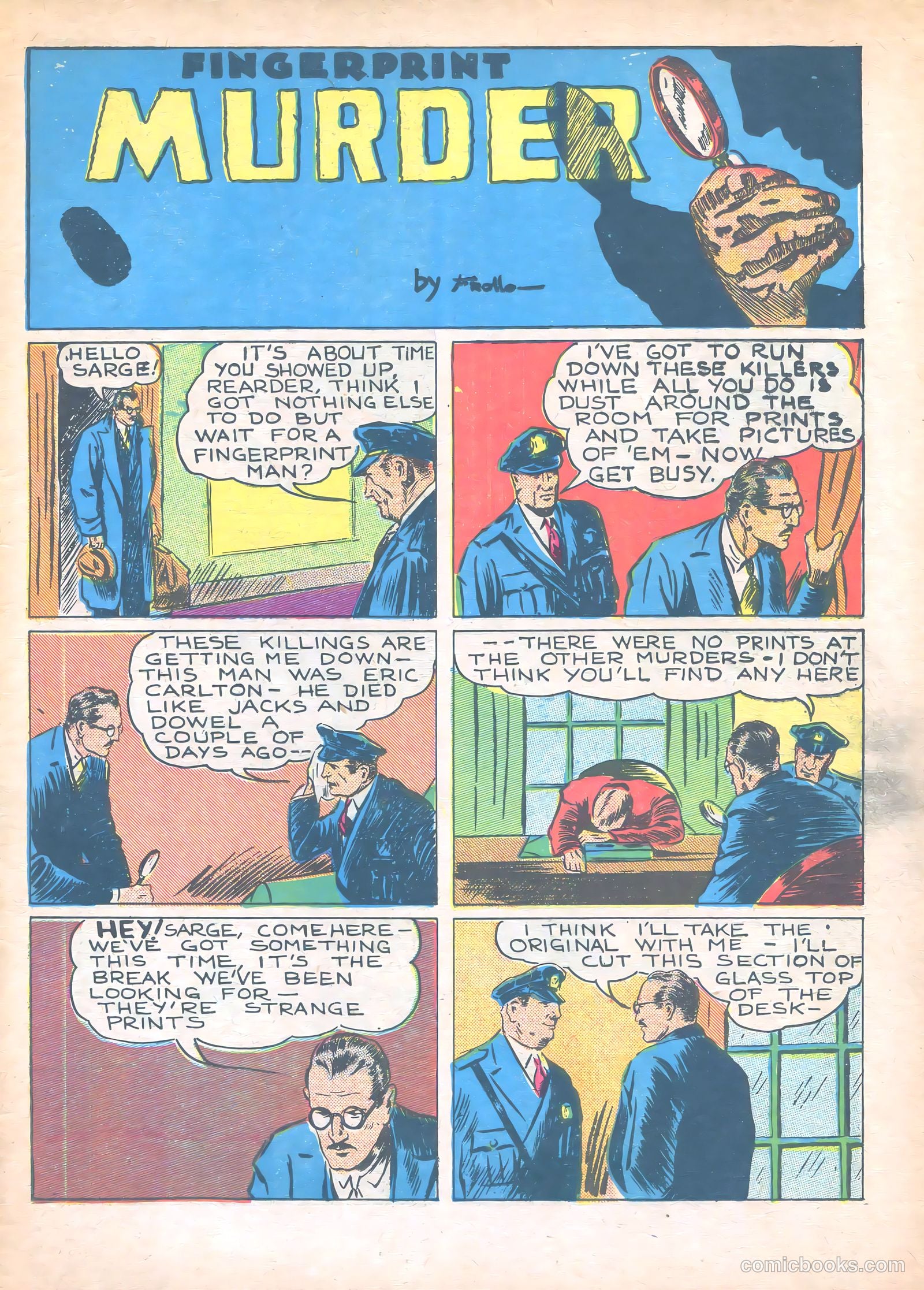 Keen Detective Funnies #8 — page 3 of 68