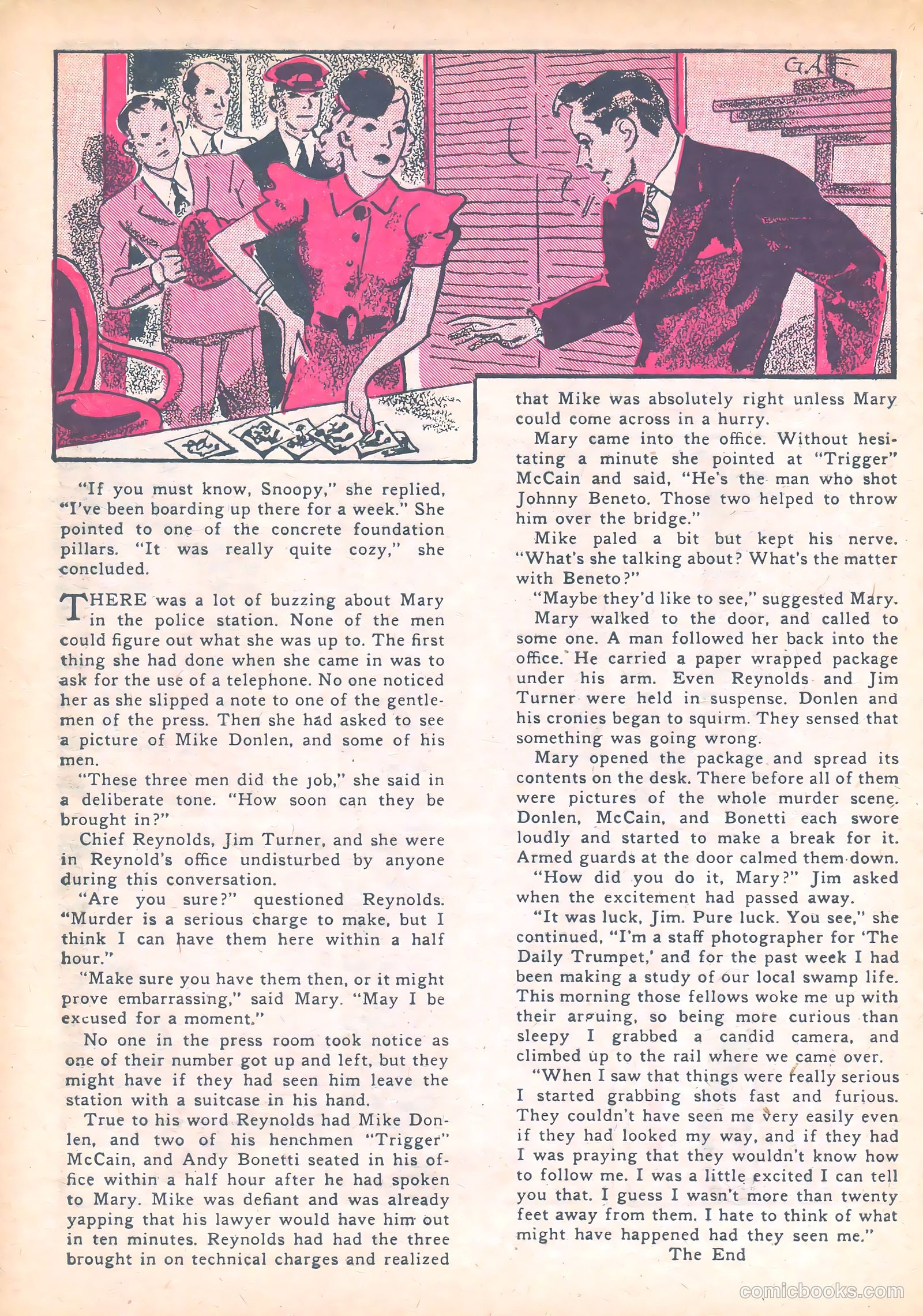 Keen Detective Funnies #8 — page 38 of 68