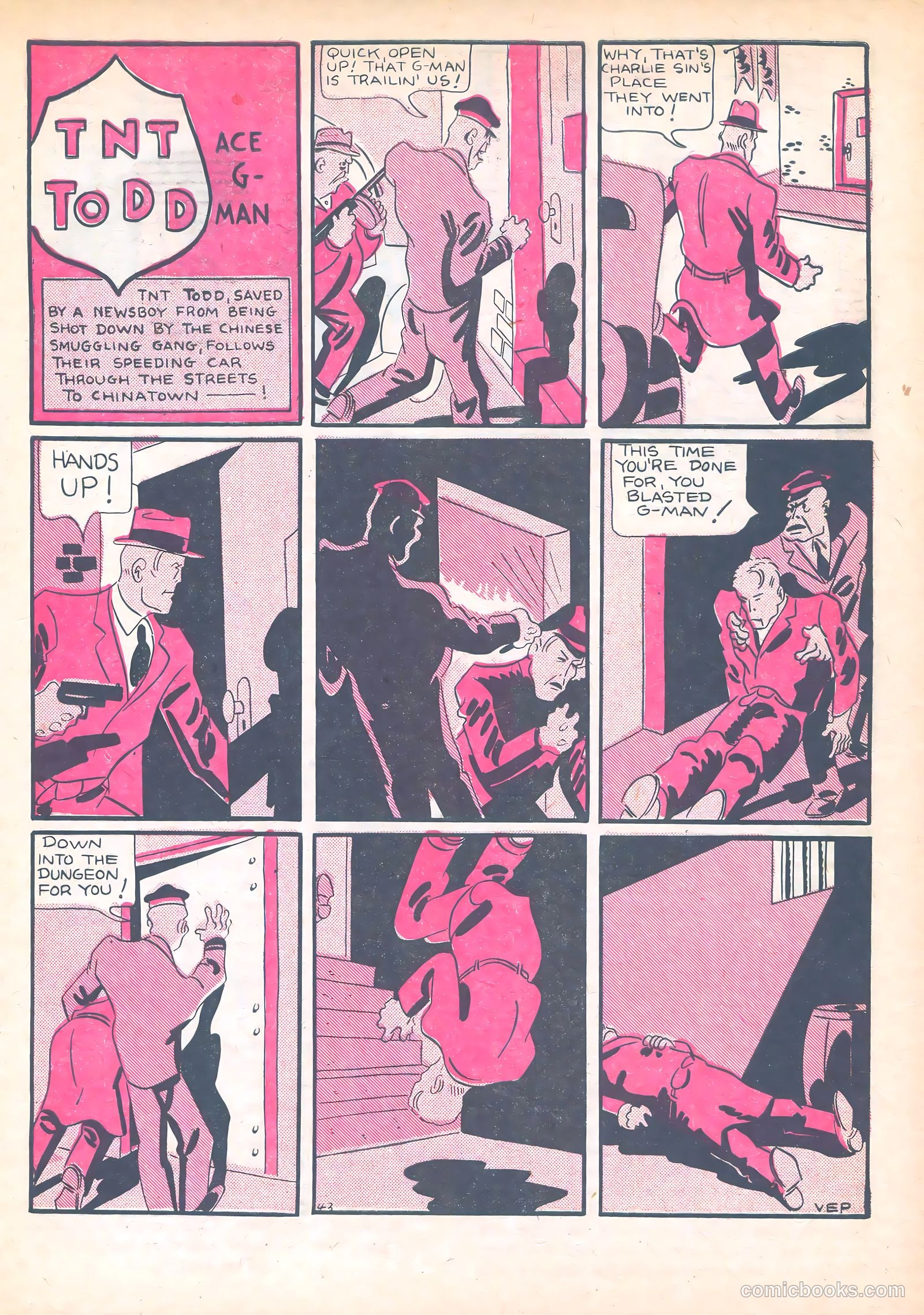 Keen Detective Funnies #8 — page 39 of 68