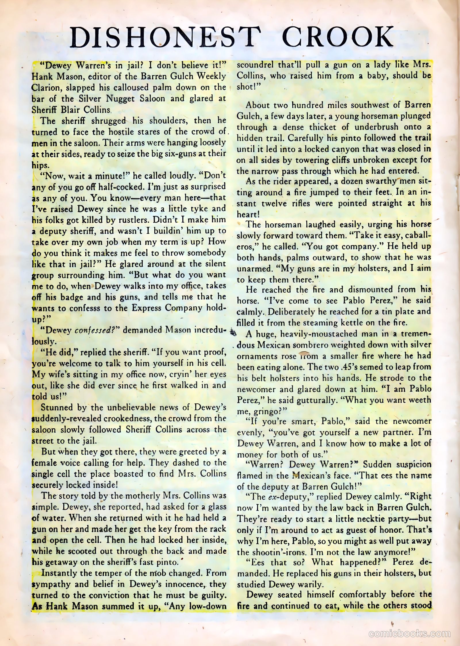 Kid Cowboy #5 — page 20 of 36