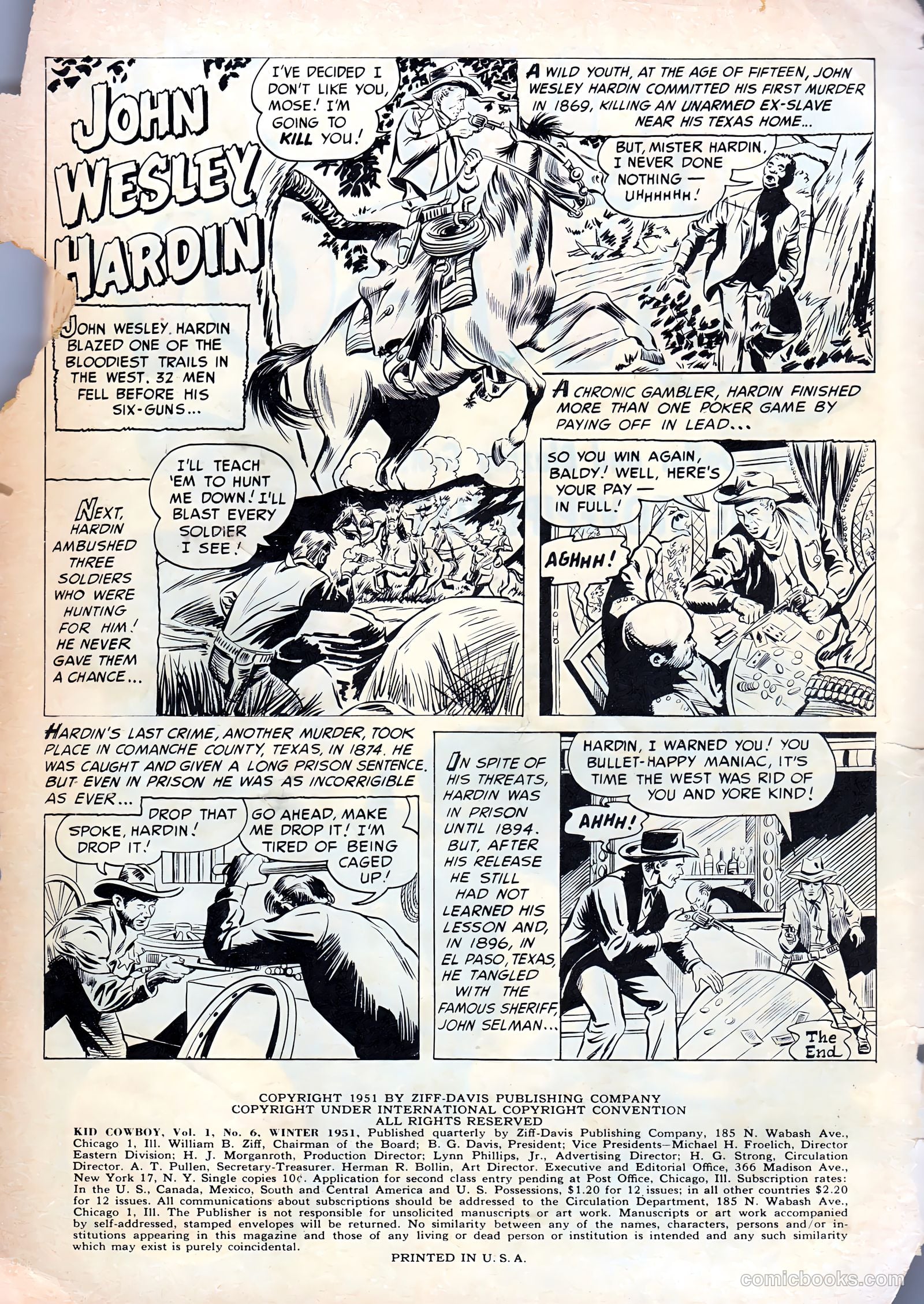 Kid Cowboy #6 — page 2 of 37