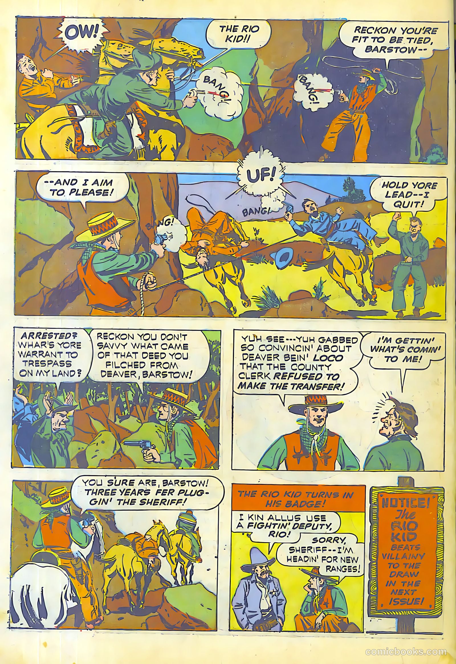 King Comics #26 — page 67 of 69
