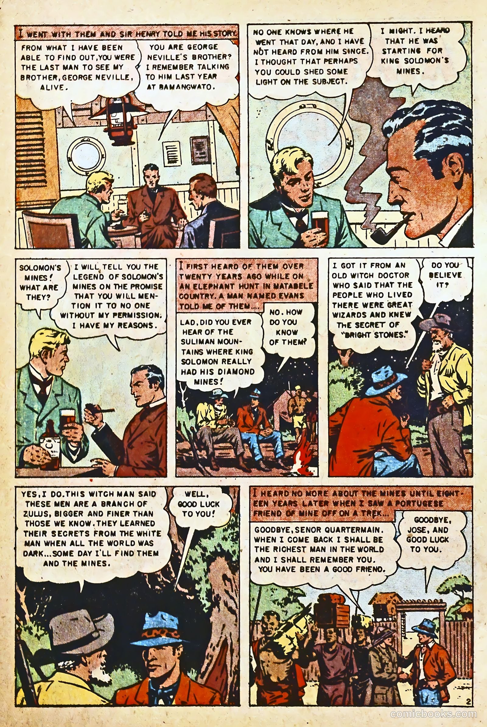 King Solomon's Mines #1 — page 4 of 36