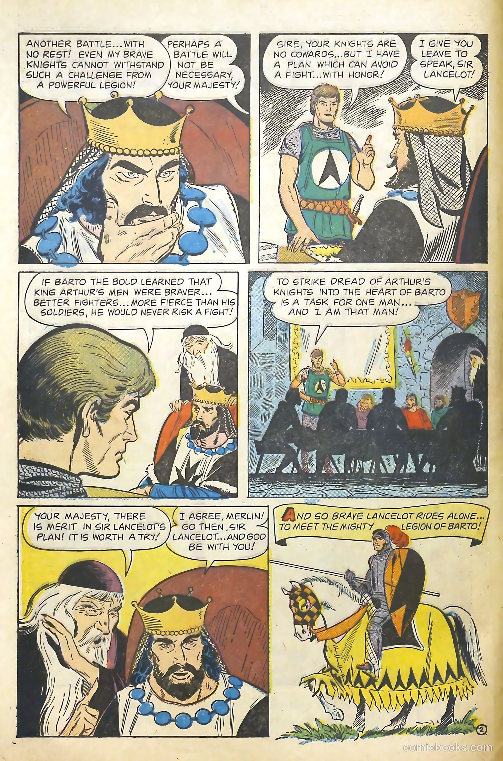 Knights of the Round Table #10 — page 4 of 36