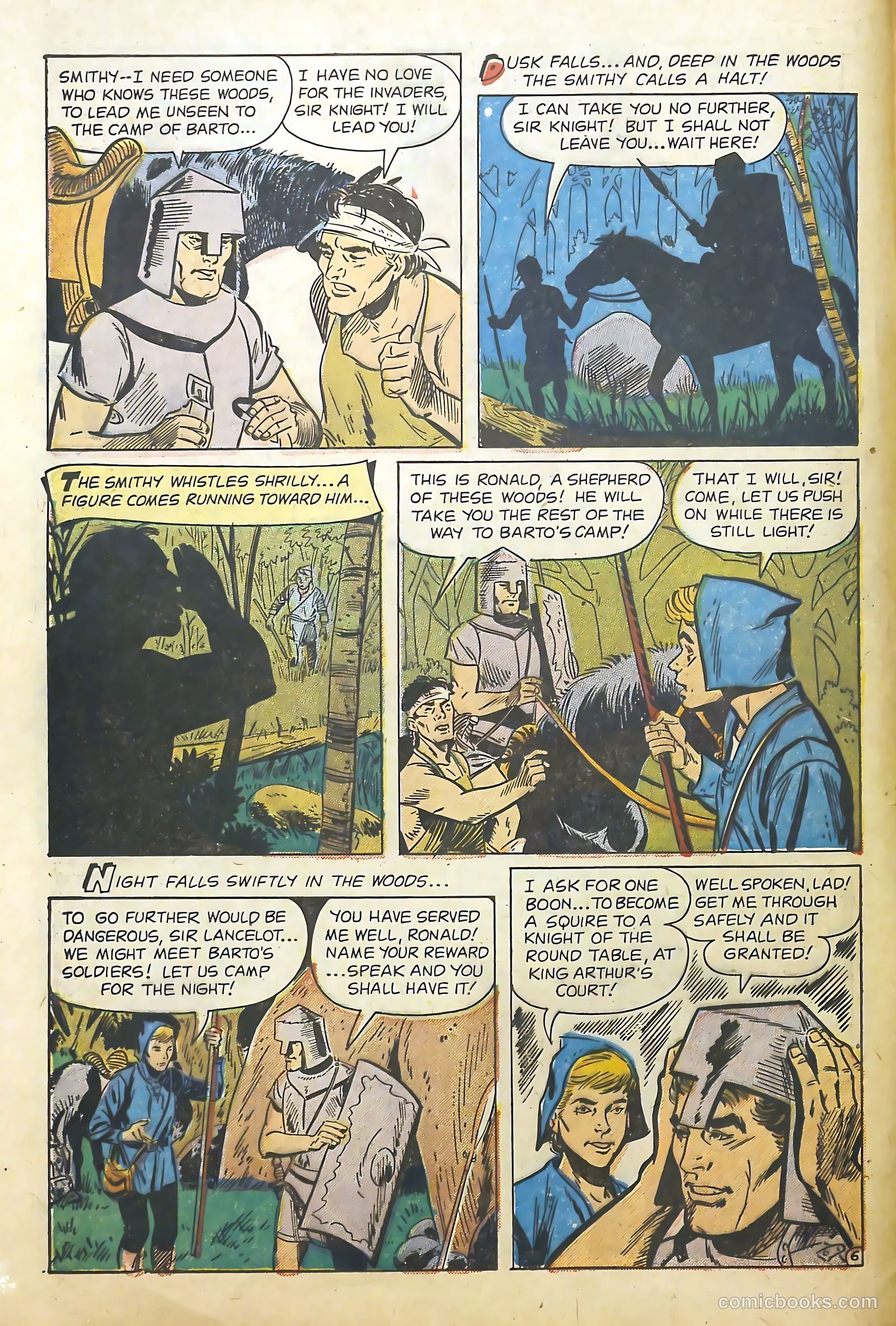Knights of the Round Table #10 — page 8 of 36