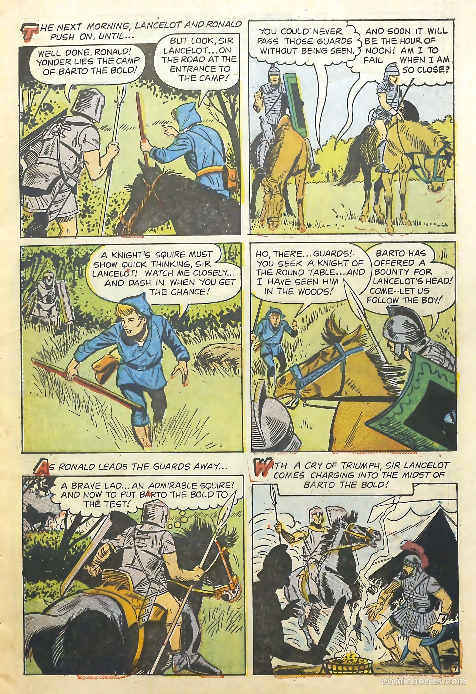 Knights of the Round Table #10 — page 9 of 36