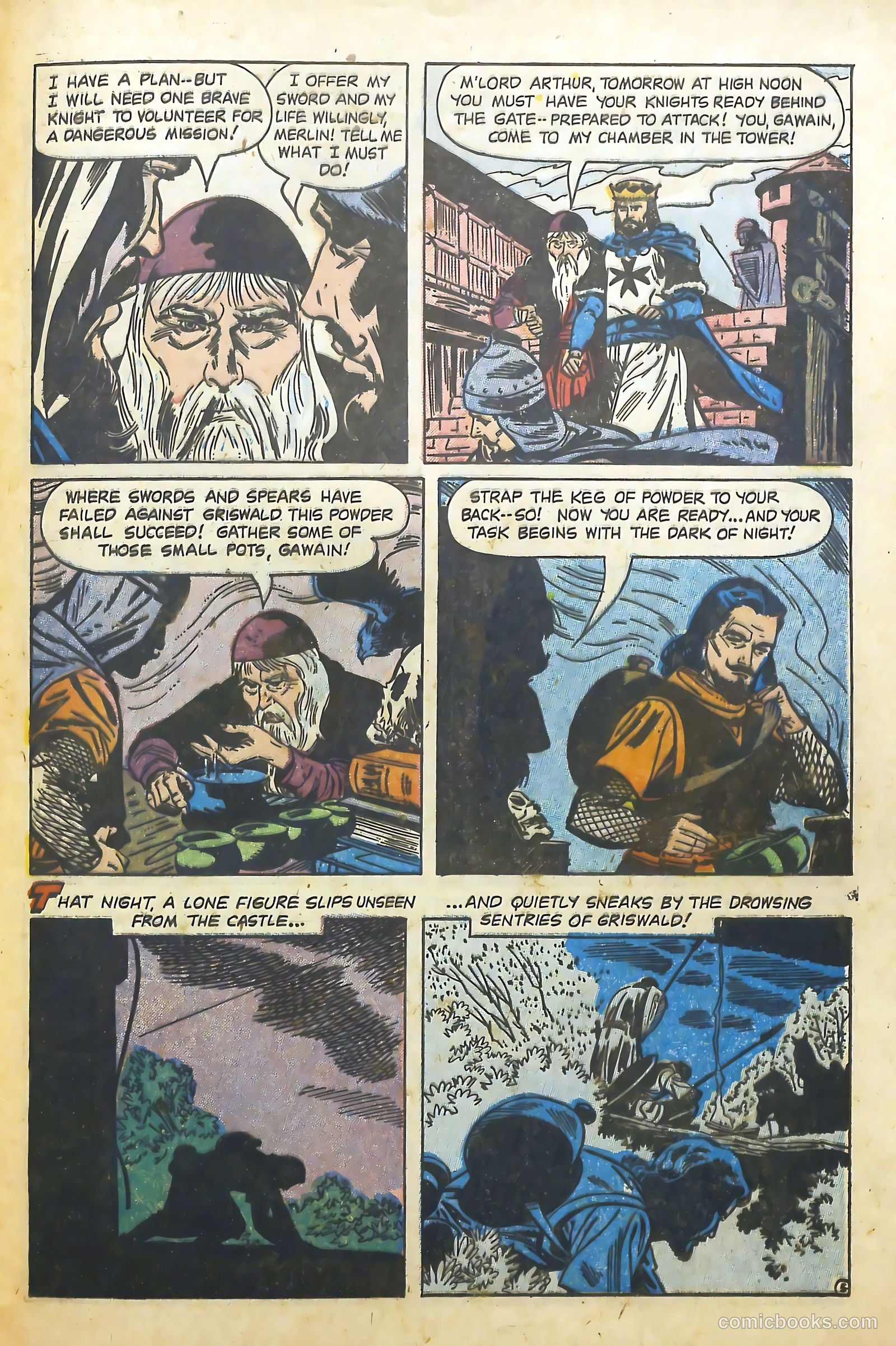 Knights of the Round Table #10 — page 31 of 36