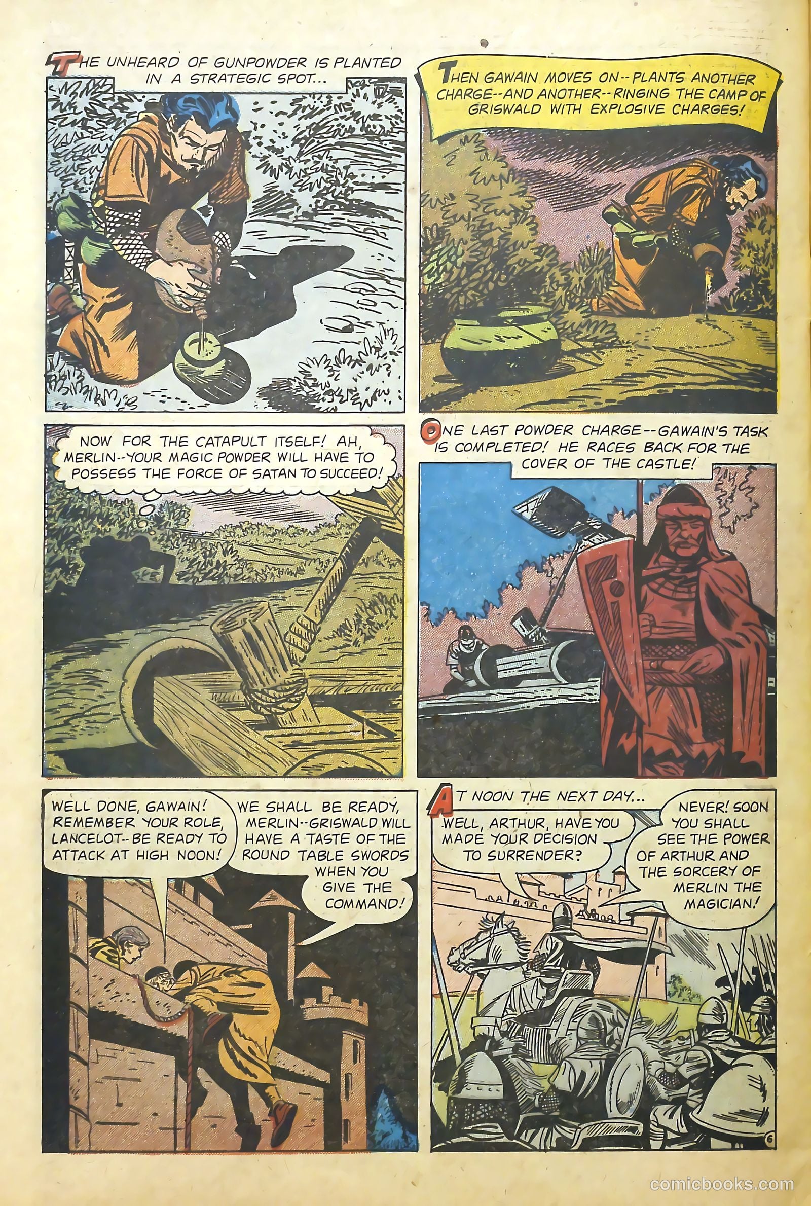 Knights of the Round Table #10 — page 32 of 36