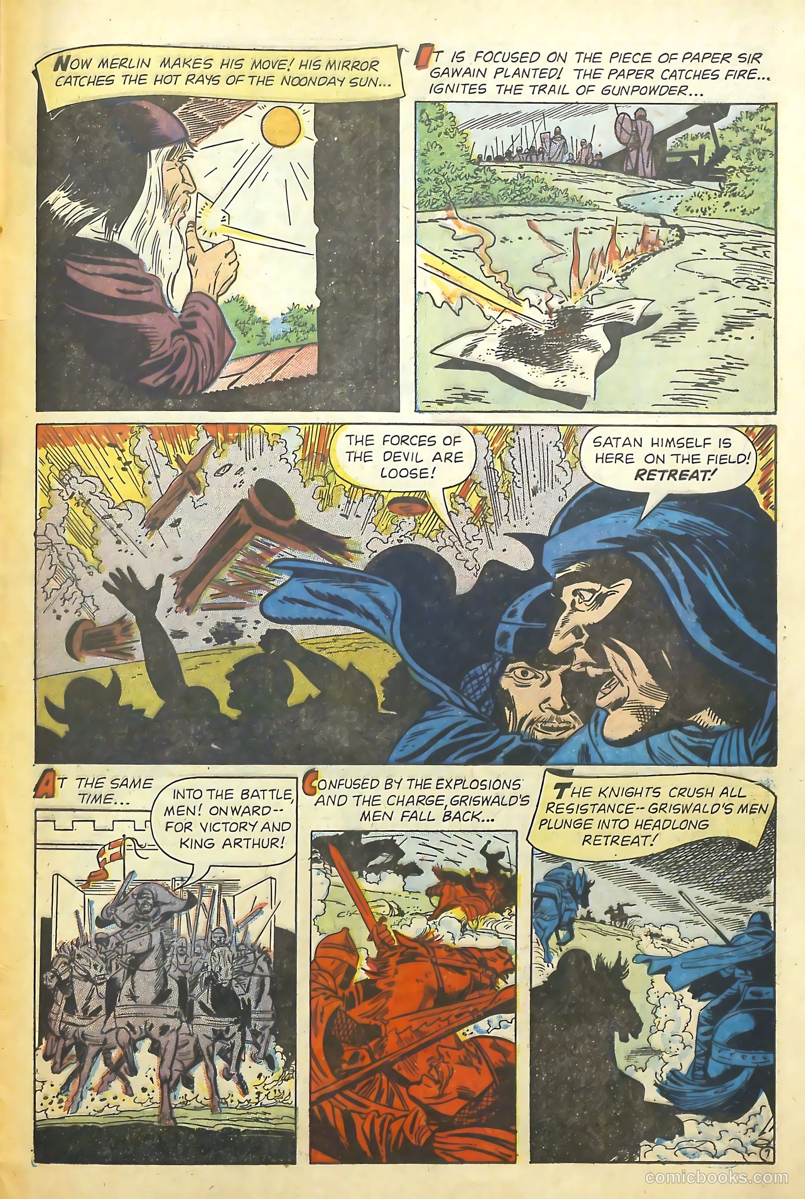 Knights of the Round Table #10 — page 33 of 36