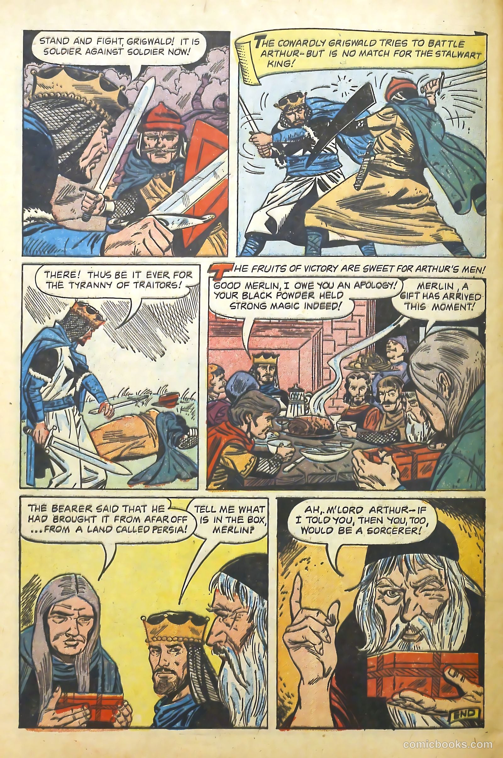 Knights of the Round Table #10 — page 34 of 36