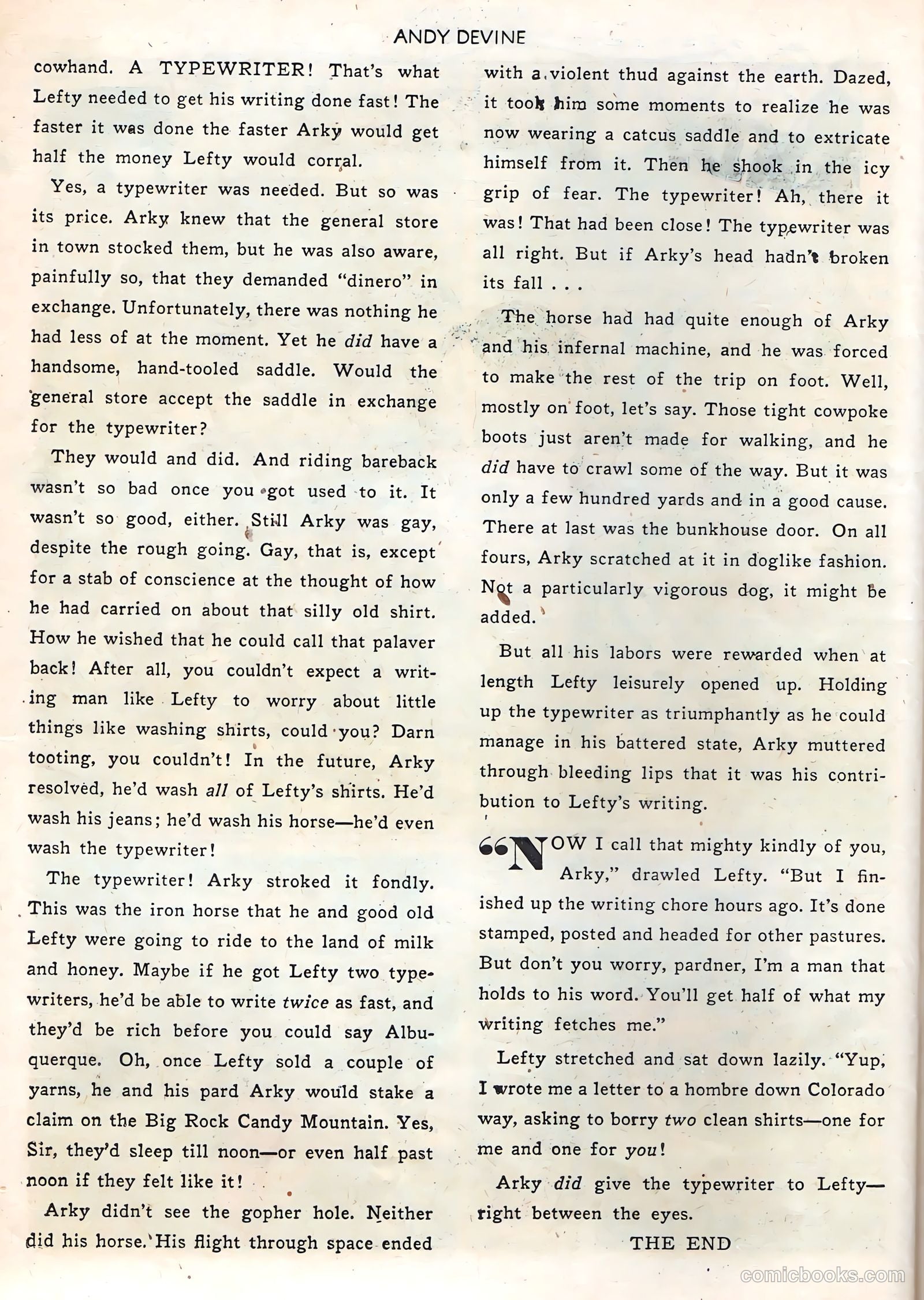 Andy Devine #1 — page 26 of 36