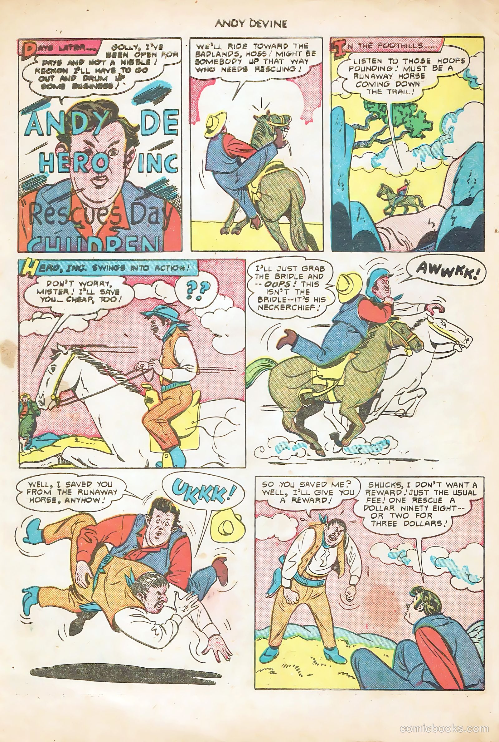 Andy Devine [Andy Devine Western] #2 — page 6 of 36