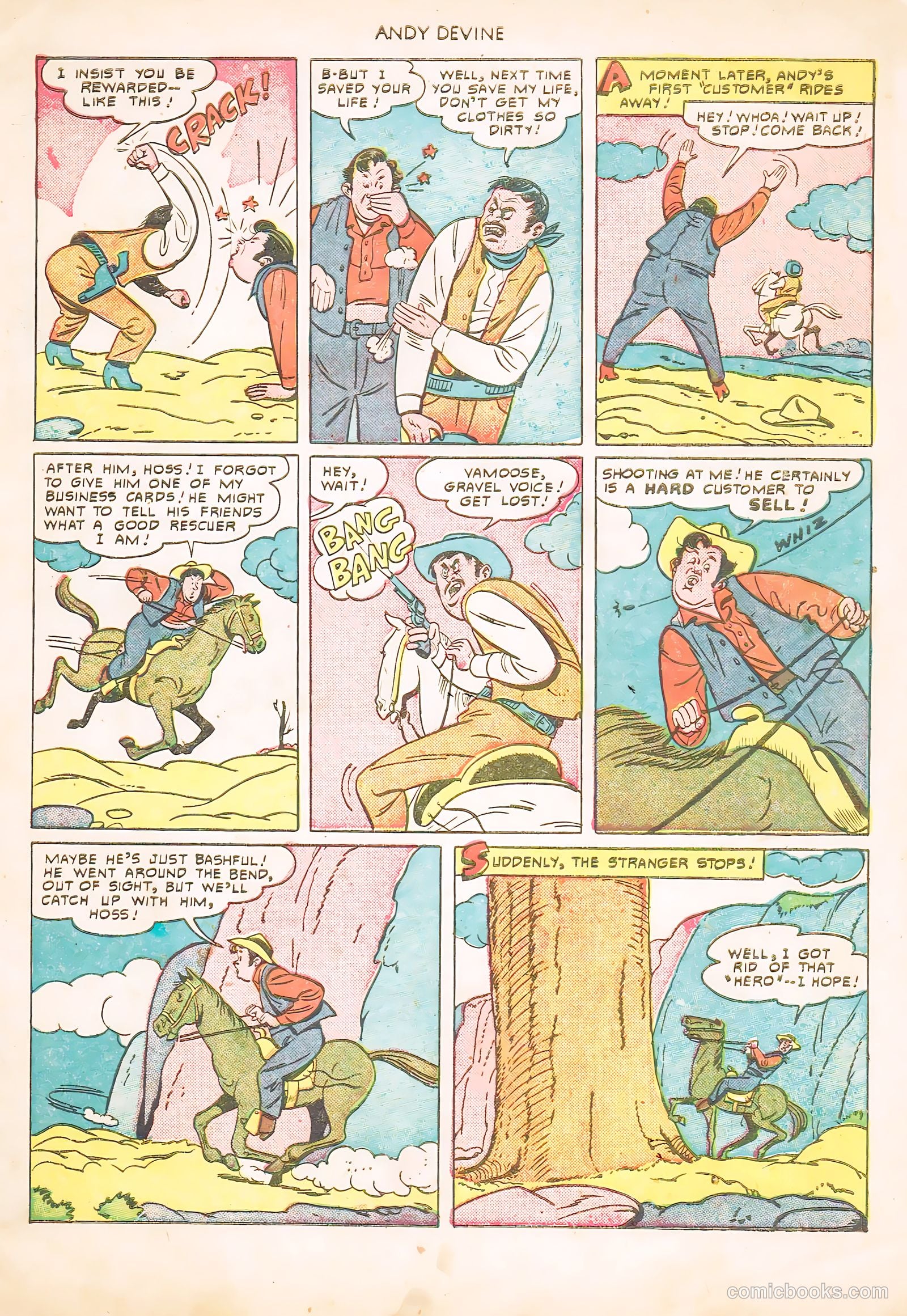 Andy Devine [Andy Devine Western] #2 — page 7 of 36