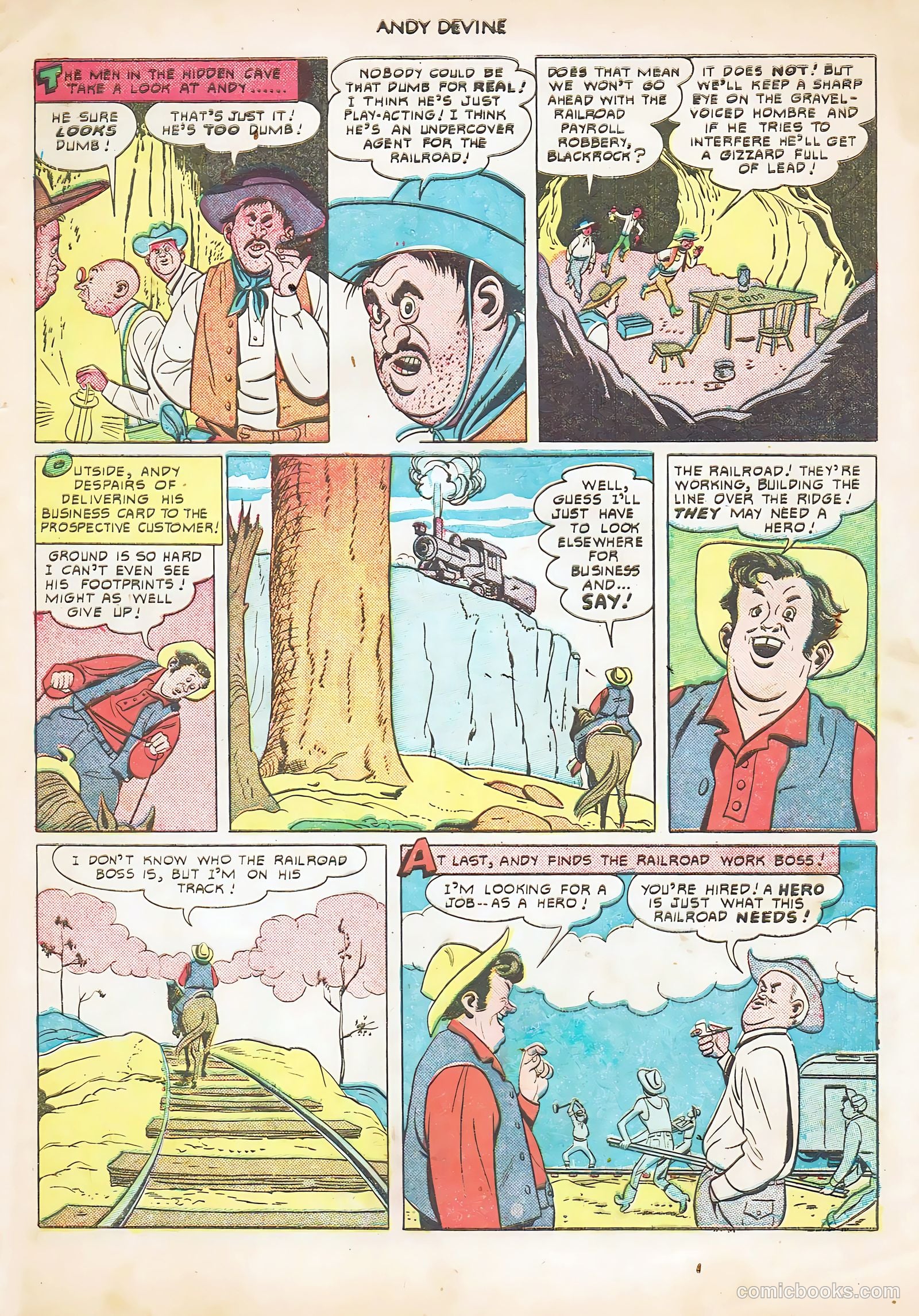 Andy Devine [Andy Devine Western] #2 — page 9 of 36