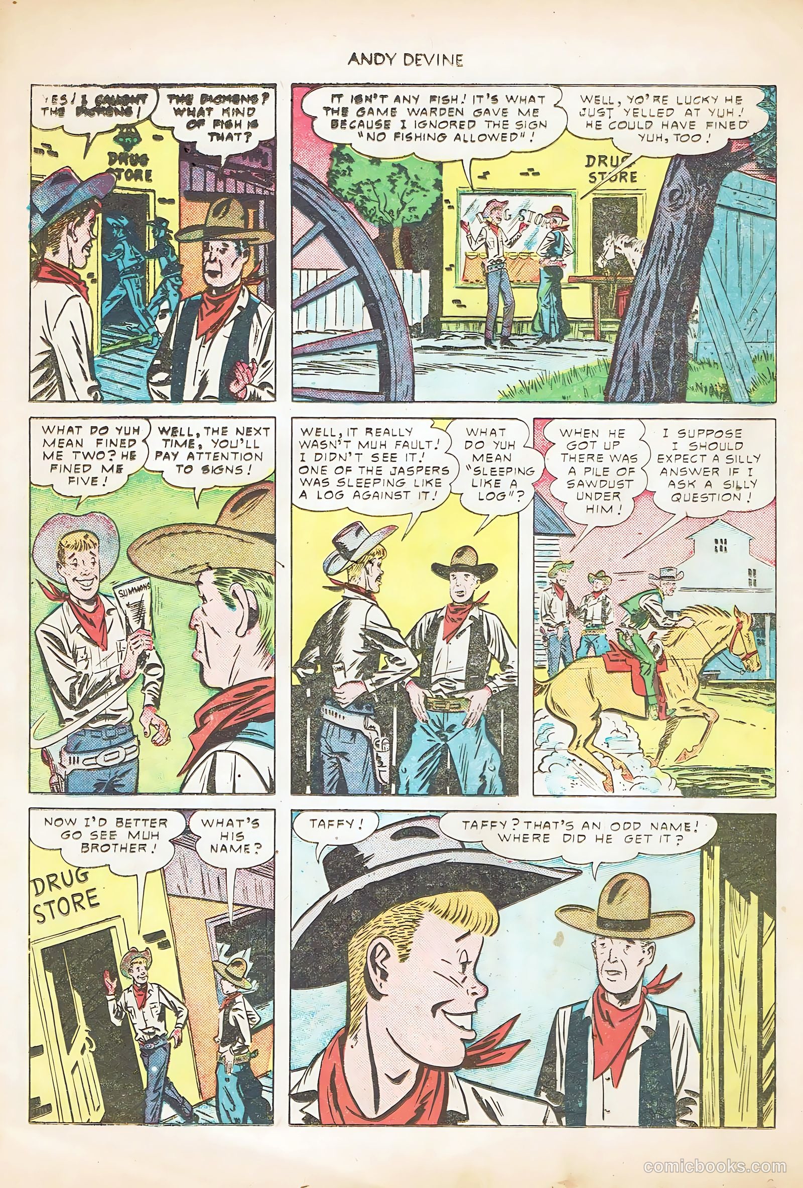 Andy Devine [Andy Devine Western] #2 — page 16 of 36