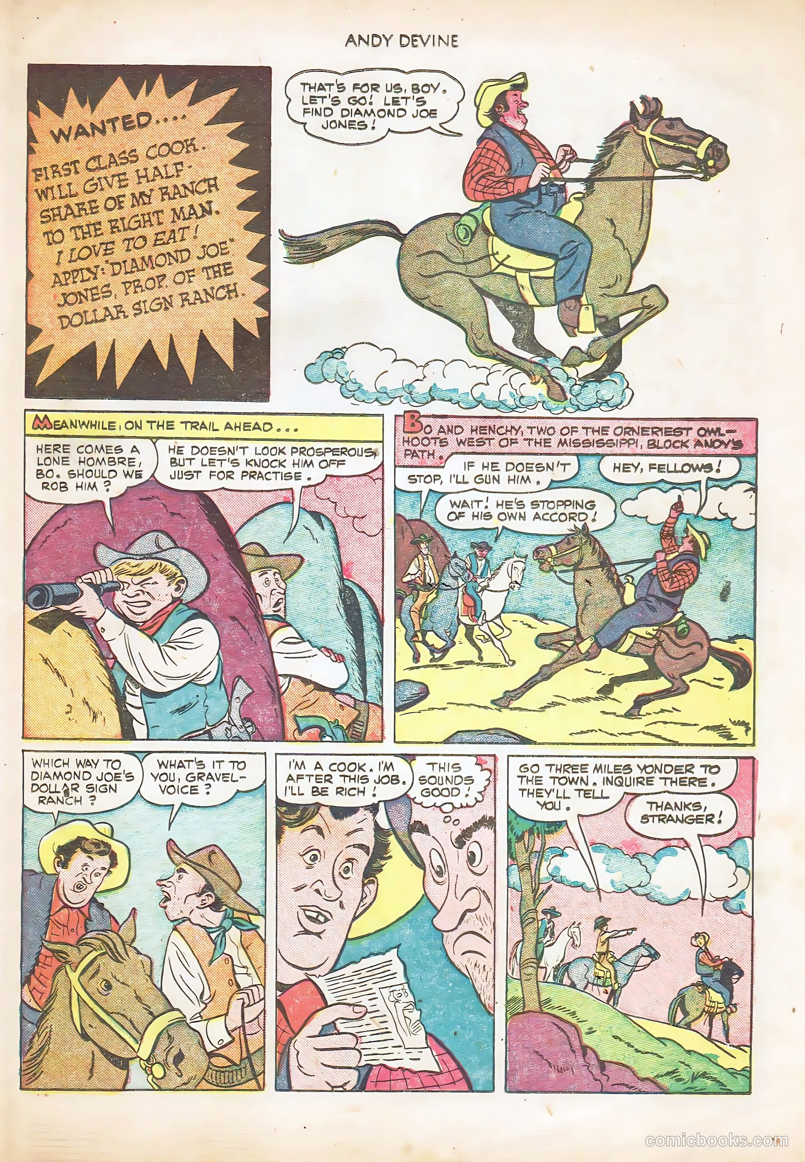 Andy Devine [Andy Devine Western] #2 — page 19 of 36