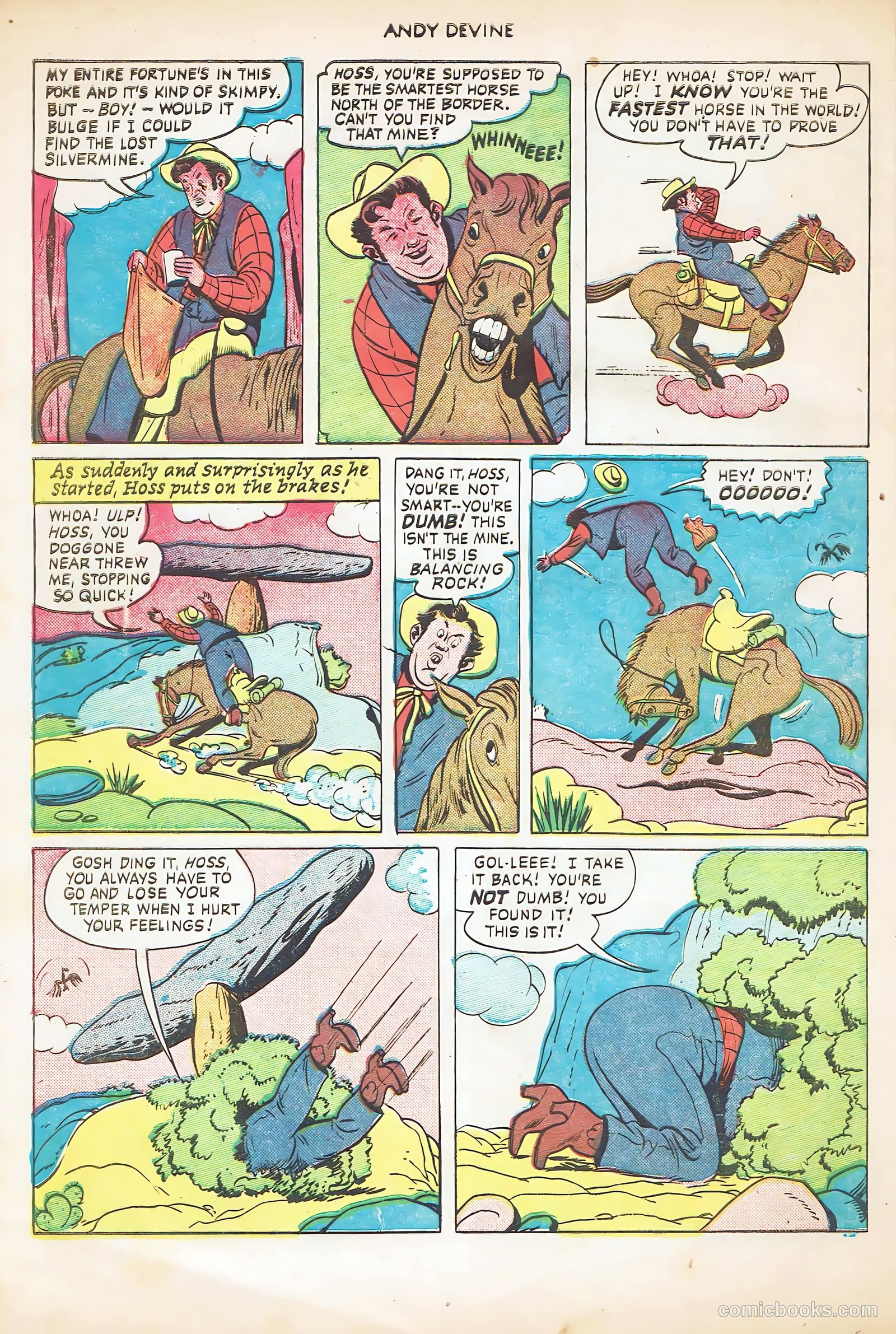 Andy Devine [Andy Devine Western] #2 — page 28 of 36