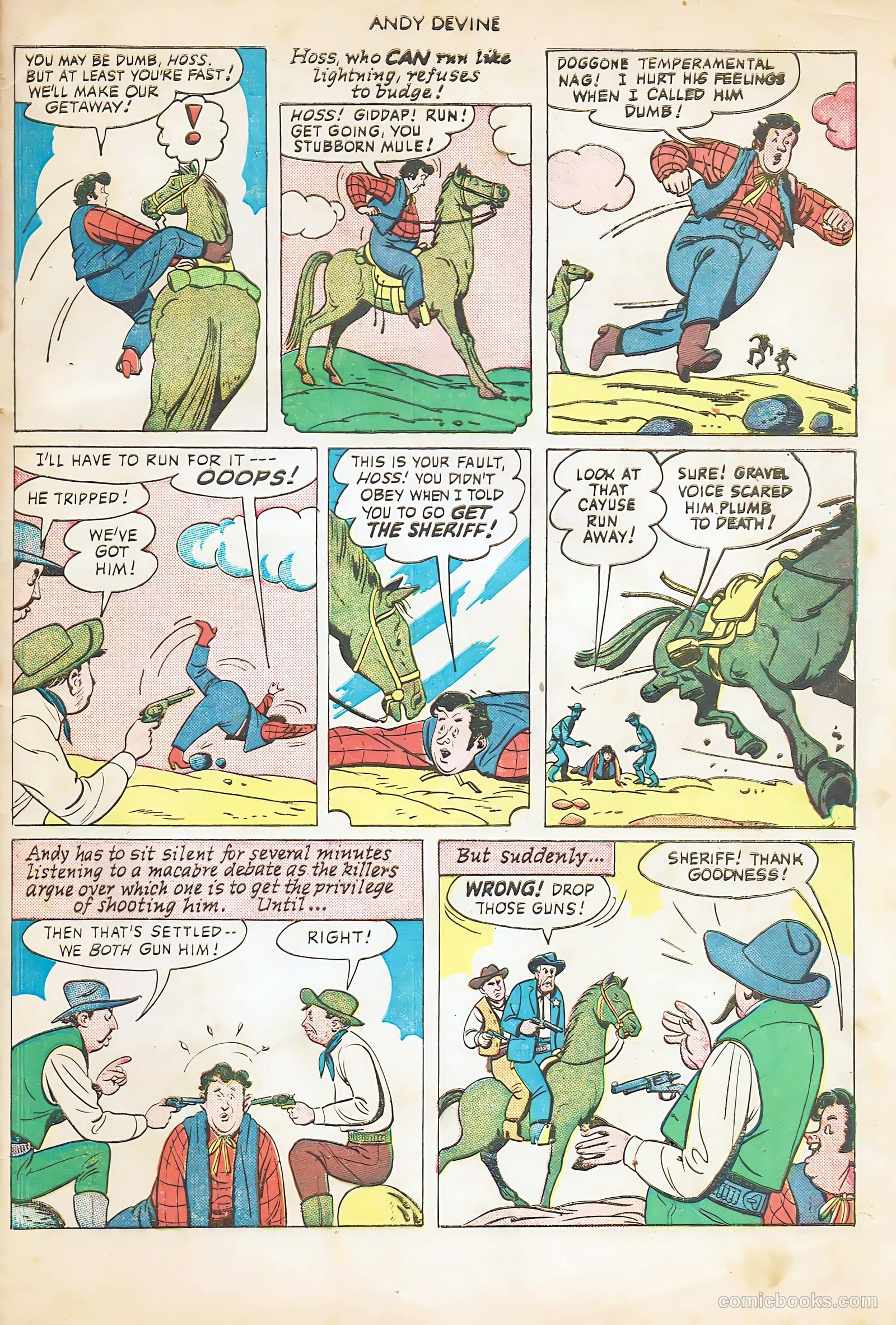 Andy Devine [Andy Devine Western] #2 — page 33 of 36