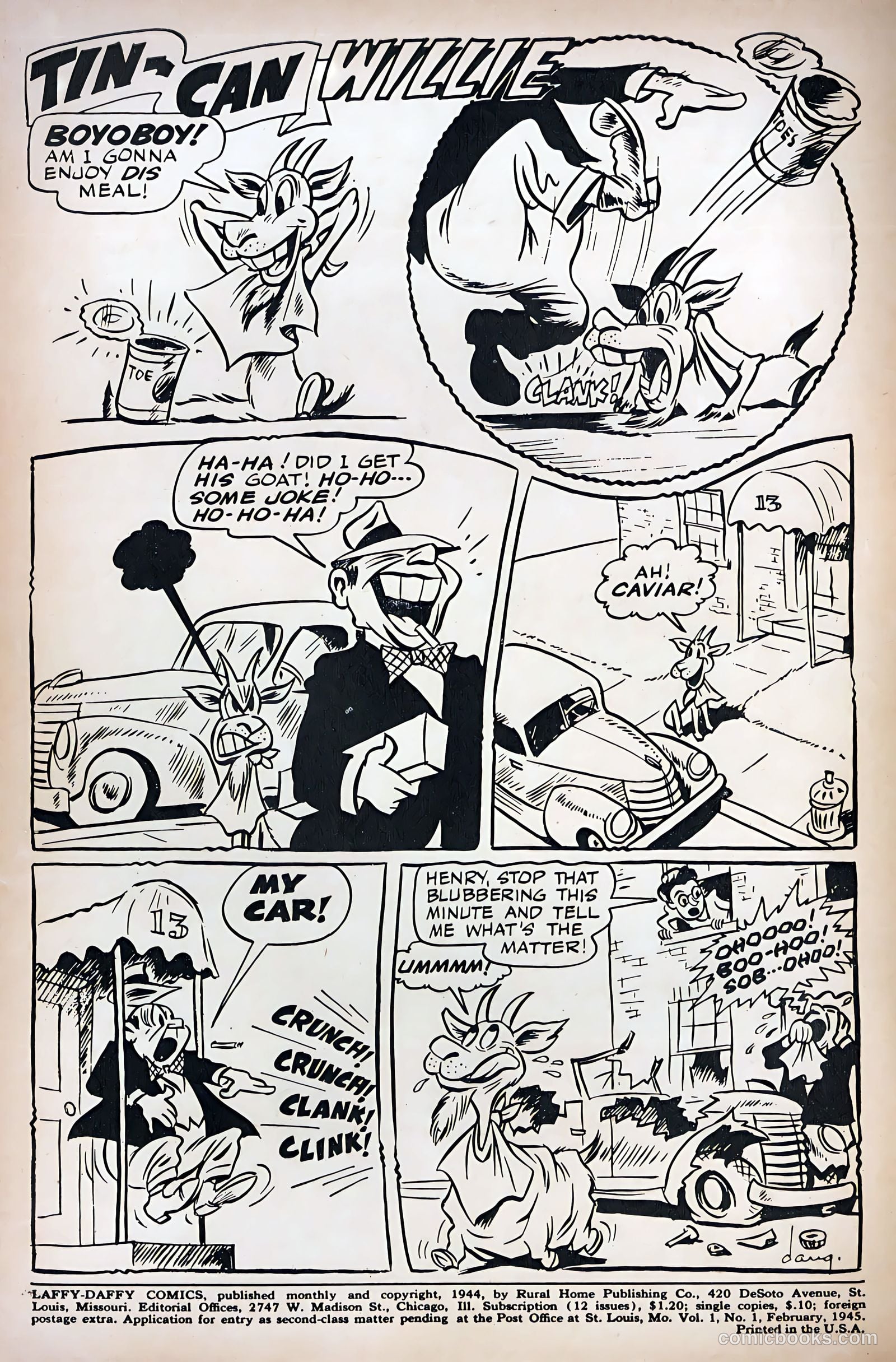 Laffy-Daffy Comics #1 — page 2 of 52