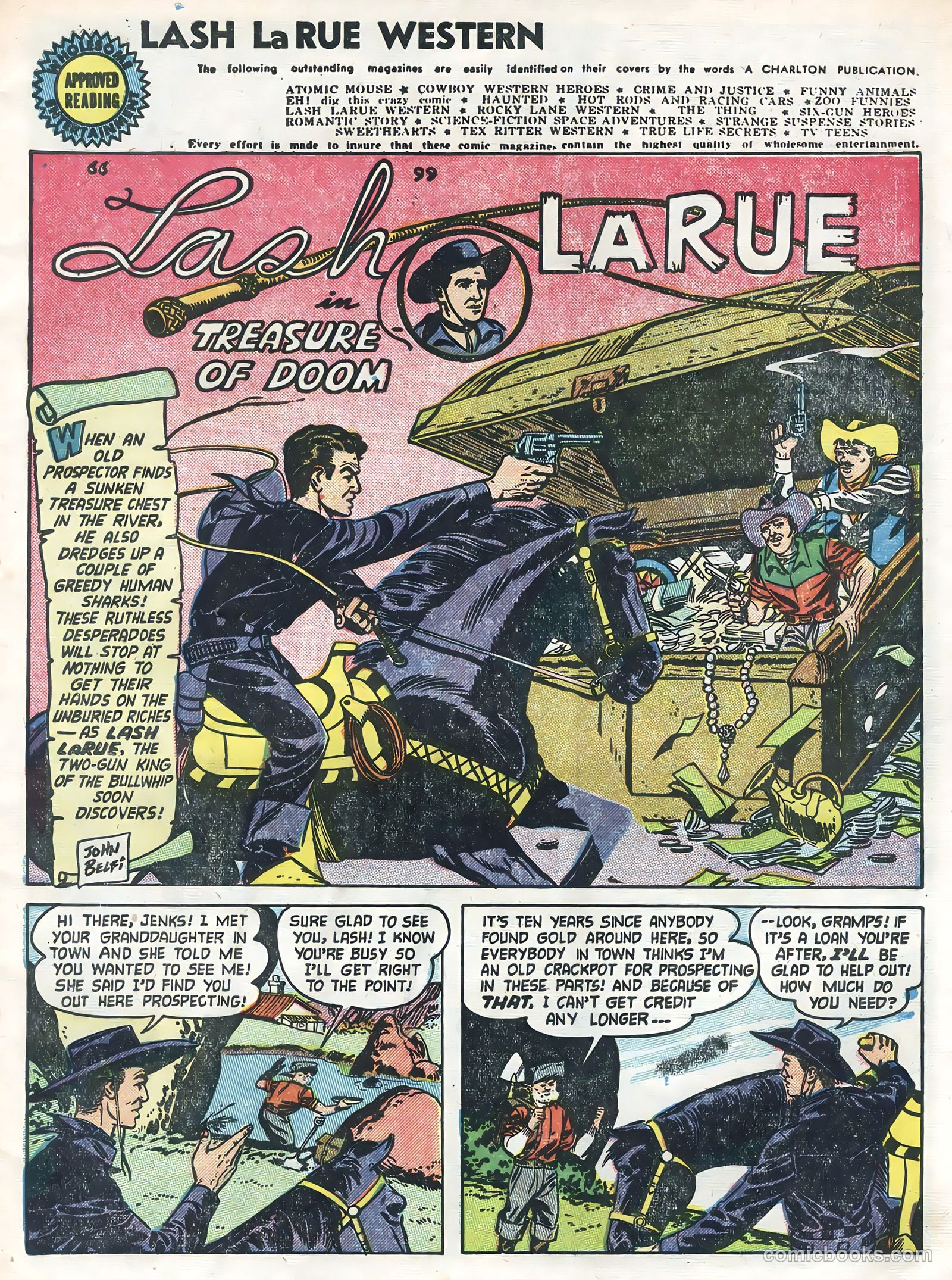 Lash La Rue Western #47 — page 3 of 36